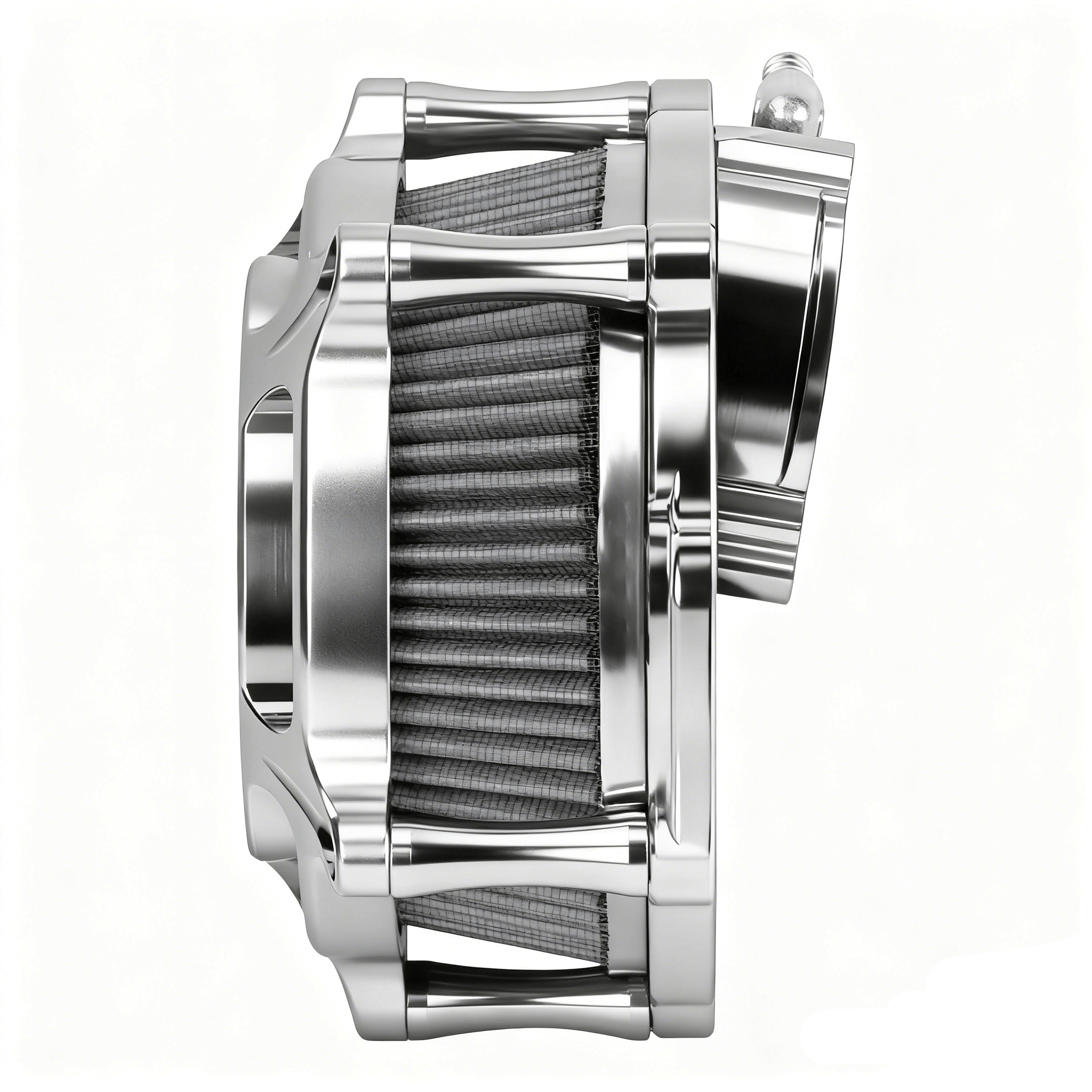 CNC Air Cleaner Kit with Grey Intake for Harley Touring CVO & Softail '23-'25 | Mactions