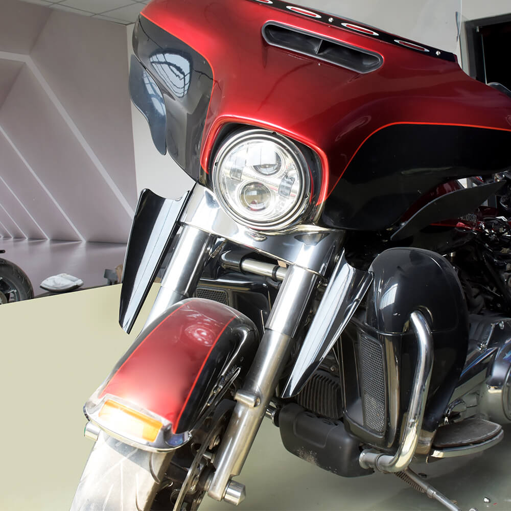 Front Fork Wind Deflectors for Harley 1995-2023 | Mactions