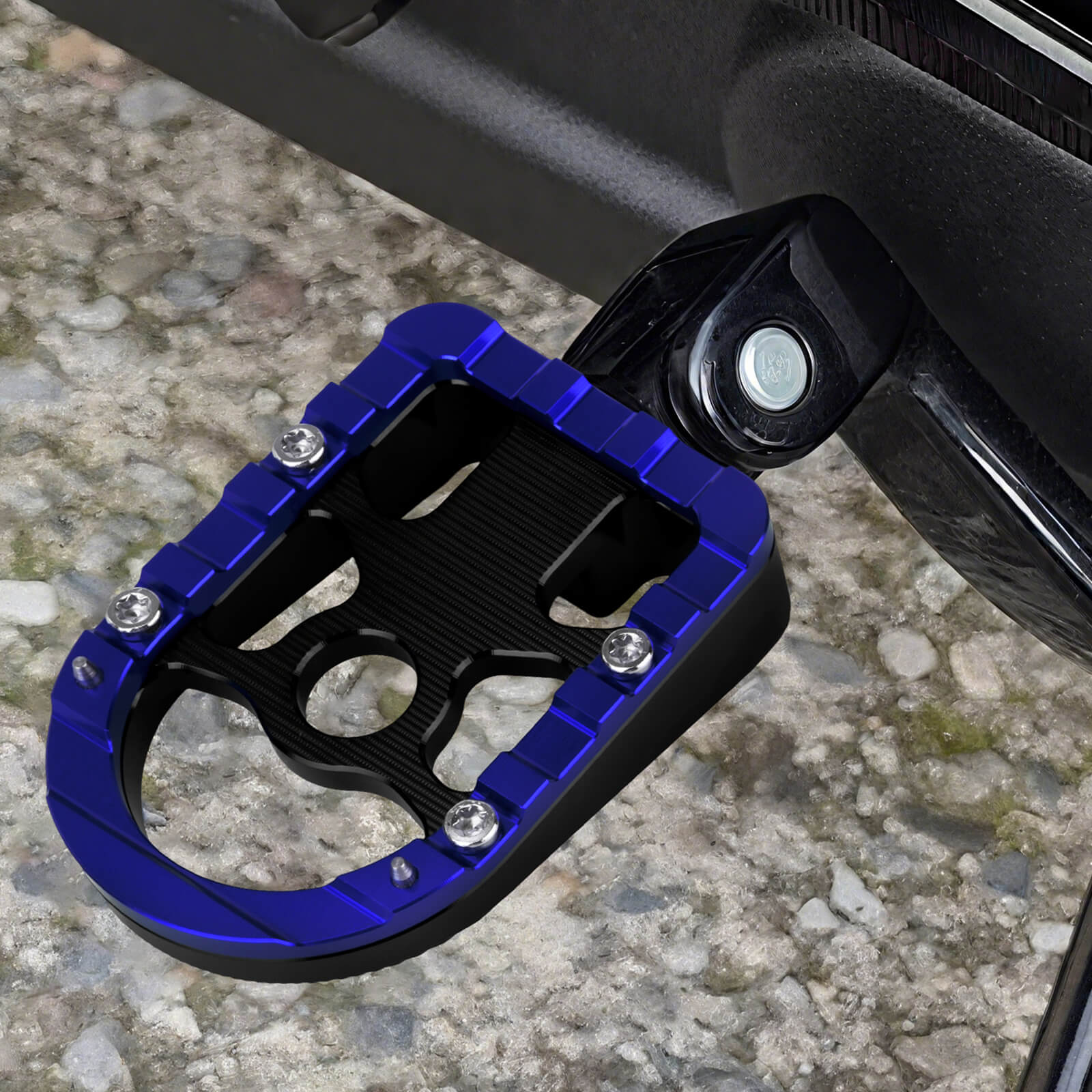 Rear Footpegs Passenger Floorboards Pedal For Harley Softail Touring Dyna FLHR FL