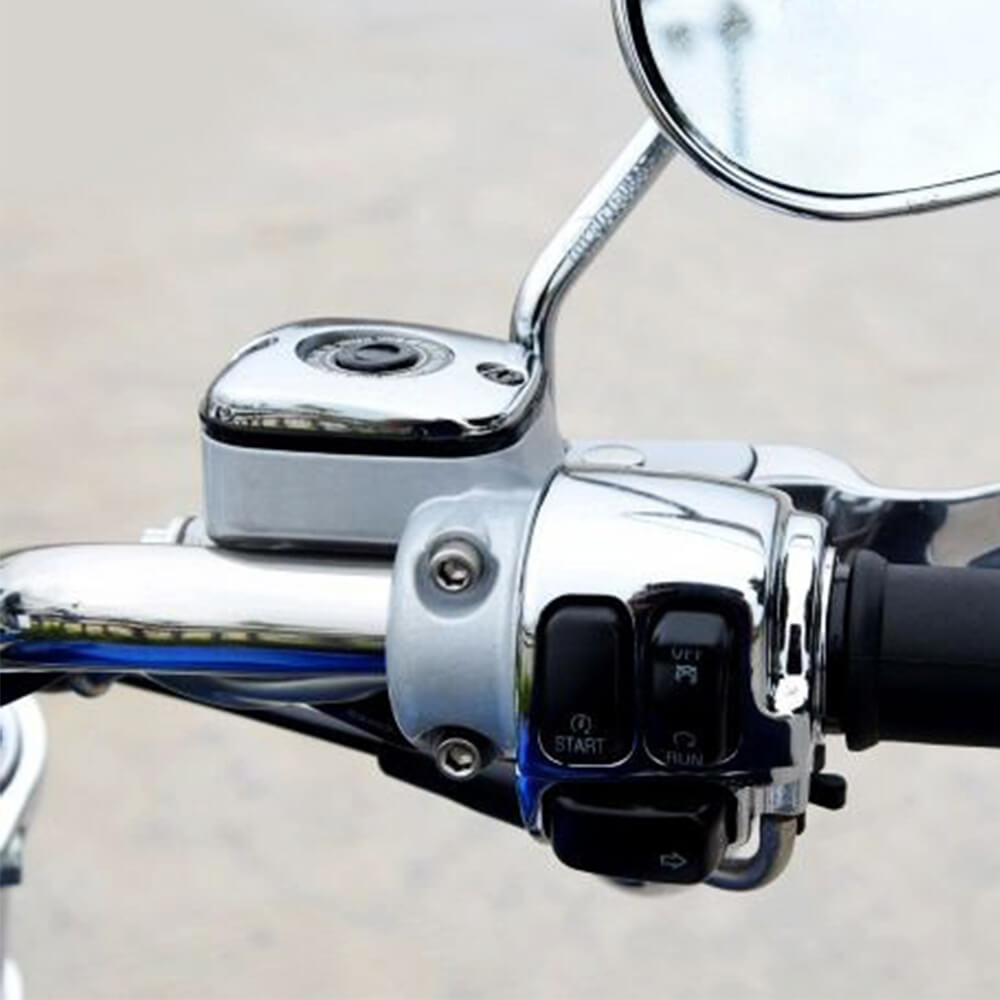 Front Brake Master Cylinder Cover Fit for Harley Touring 05-07 Dyna 06-17 | Mactions