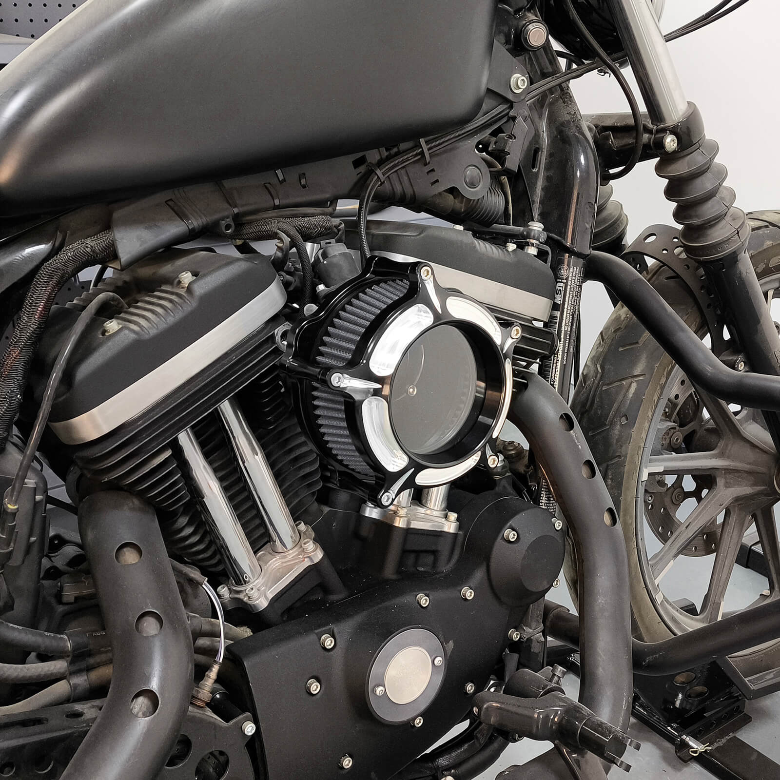 Clear Air Cleaner Filter Intake For Harley Sportster XL883 1200 48 72 '04-'22