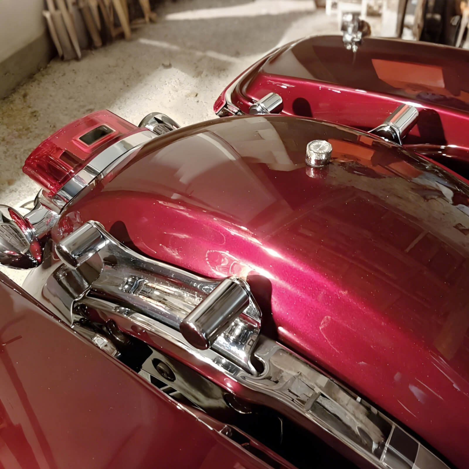 Motorcycle Docking Hardware Cover Magnet Lid Kit For Harley Touring '09-UP