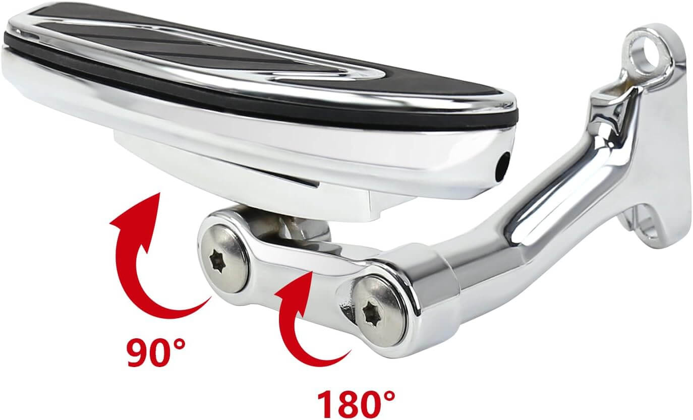 Airflow Adjustable Passenger Footboards for Touring 1993-2023 | Mactions