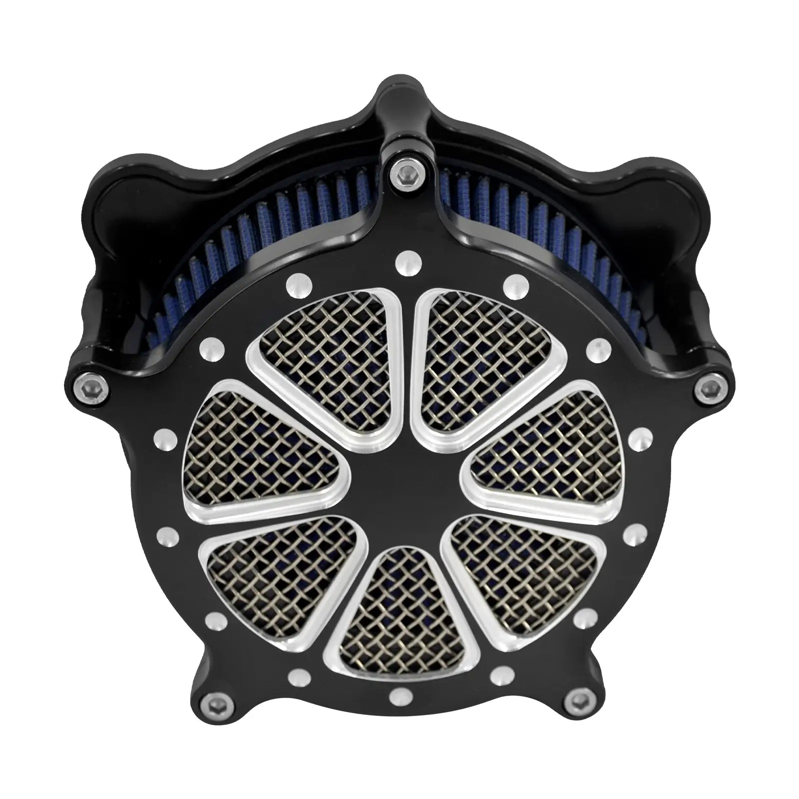 AF000103 CNC Cut Air Cleaner Intake Filter For softail blue intake