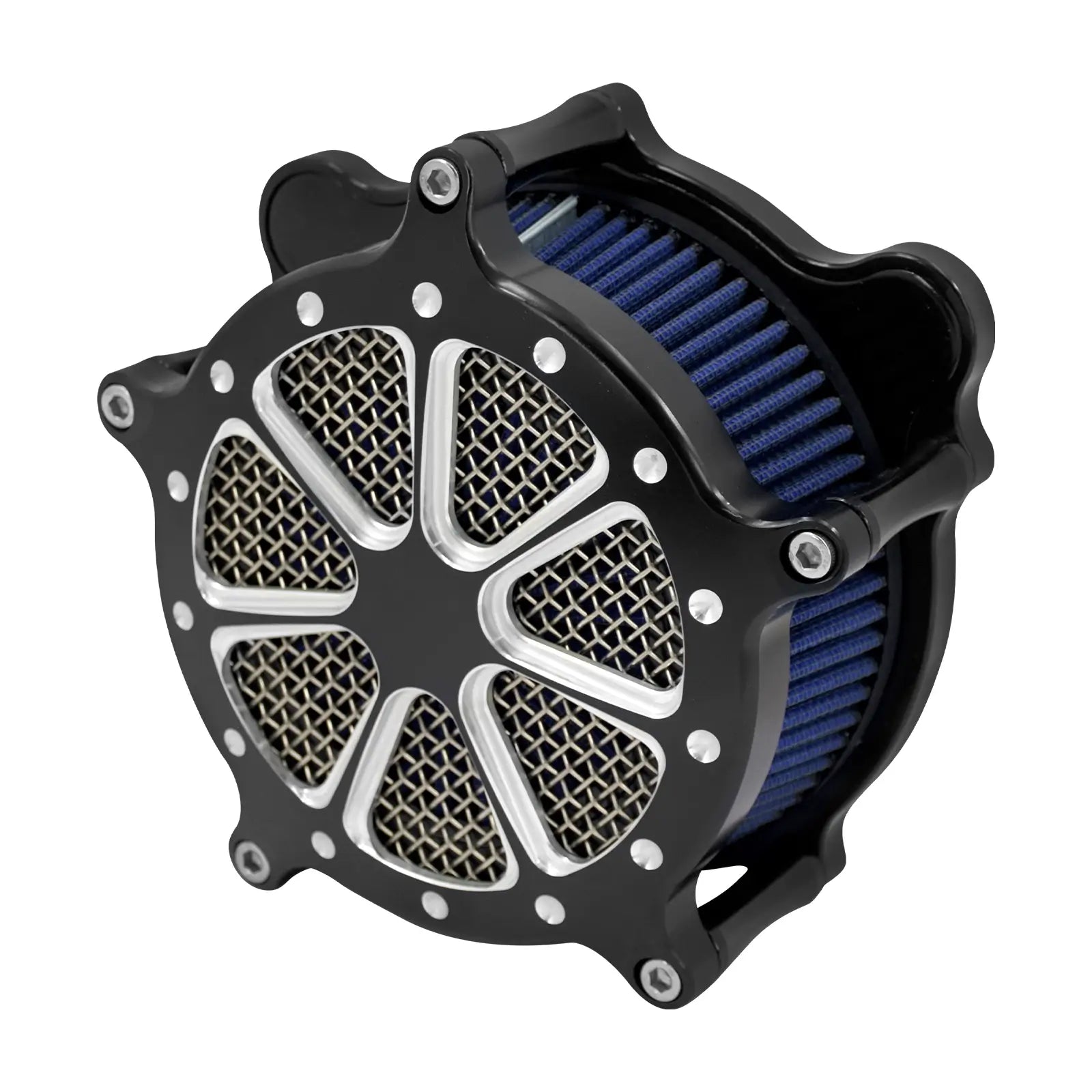 AF000103 CNC Cut Air Cleaner Intake Filter For softail dyna blue intake