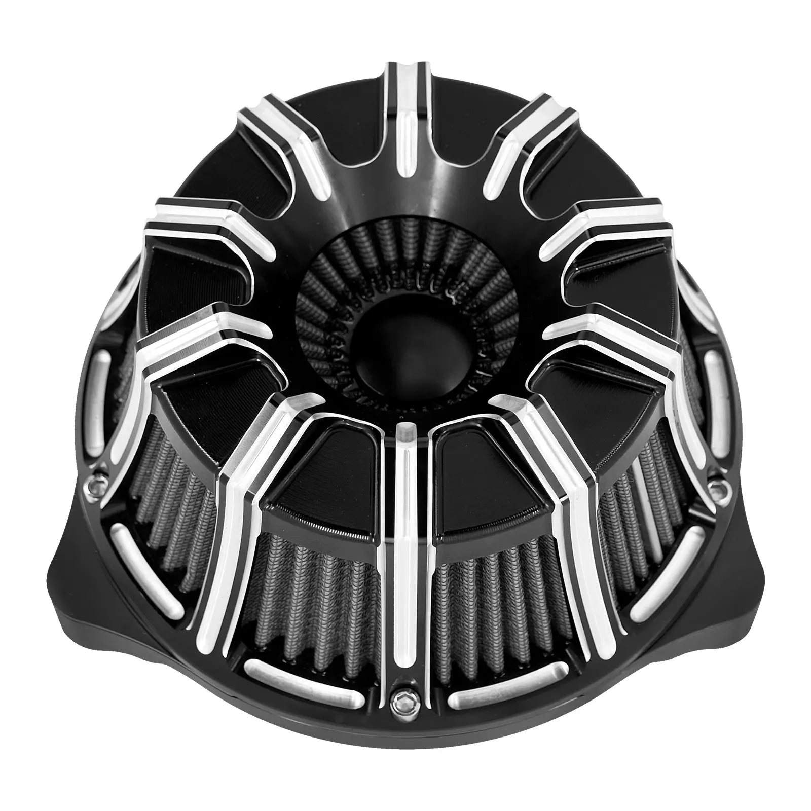 CNC Air Cleaner Grey Filter Intake Fit For Harley Touring 2017-2025 Softail 2018-2024 | Mactions