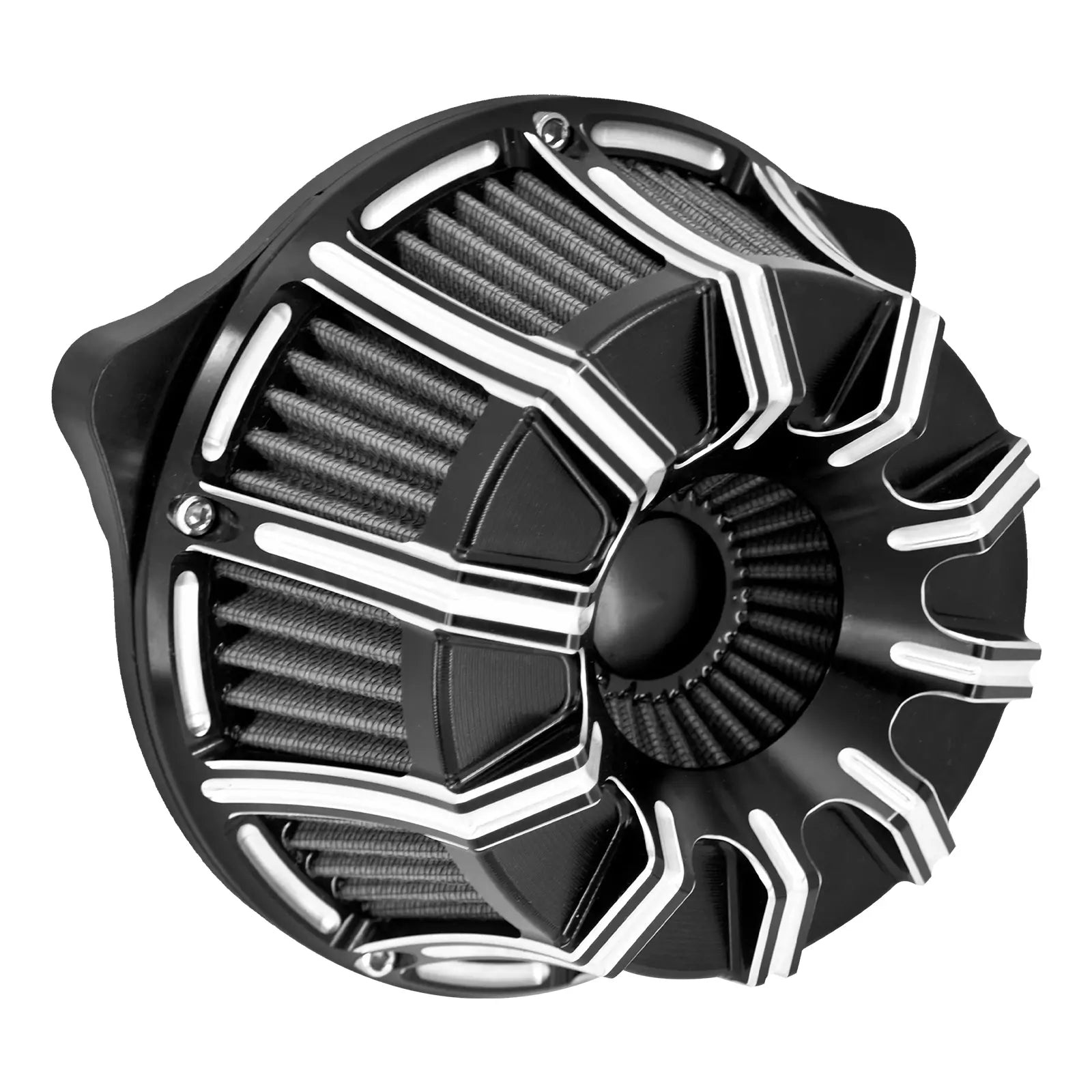 CNC Air Cleaner Grey Filter Intake Fit For Harley Touring 2017-2025 Softail 2018-2024 | Mactions