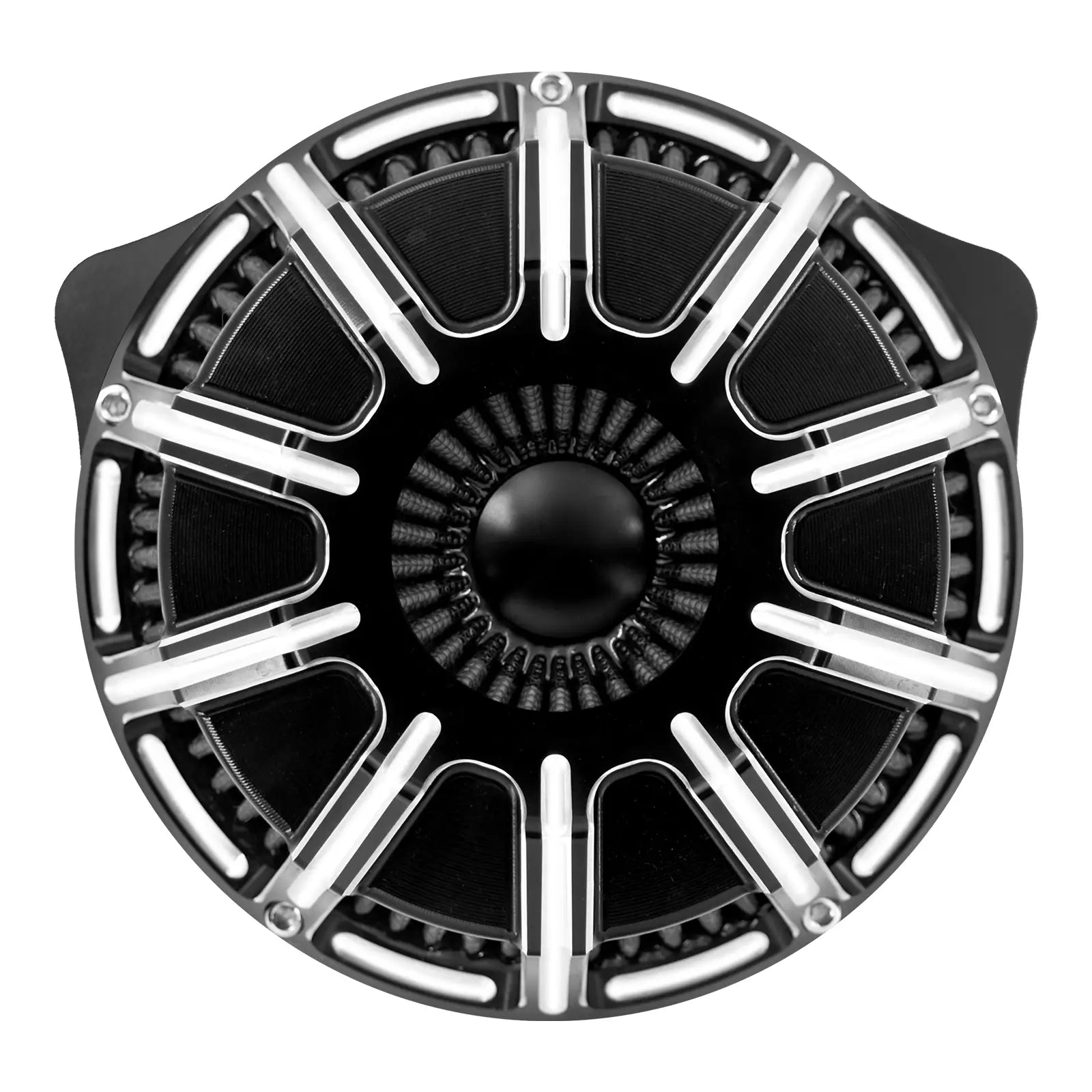 CNC Air Cleaner Grey Filter Intake Fit For Harley Touring 2017-2025 Softail 2018-2024 | Mactions