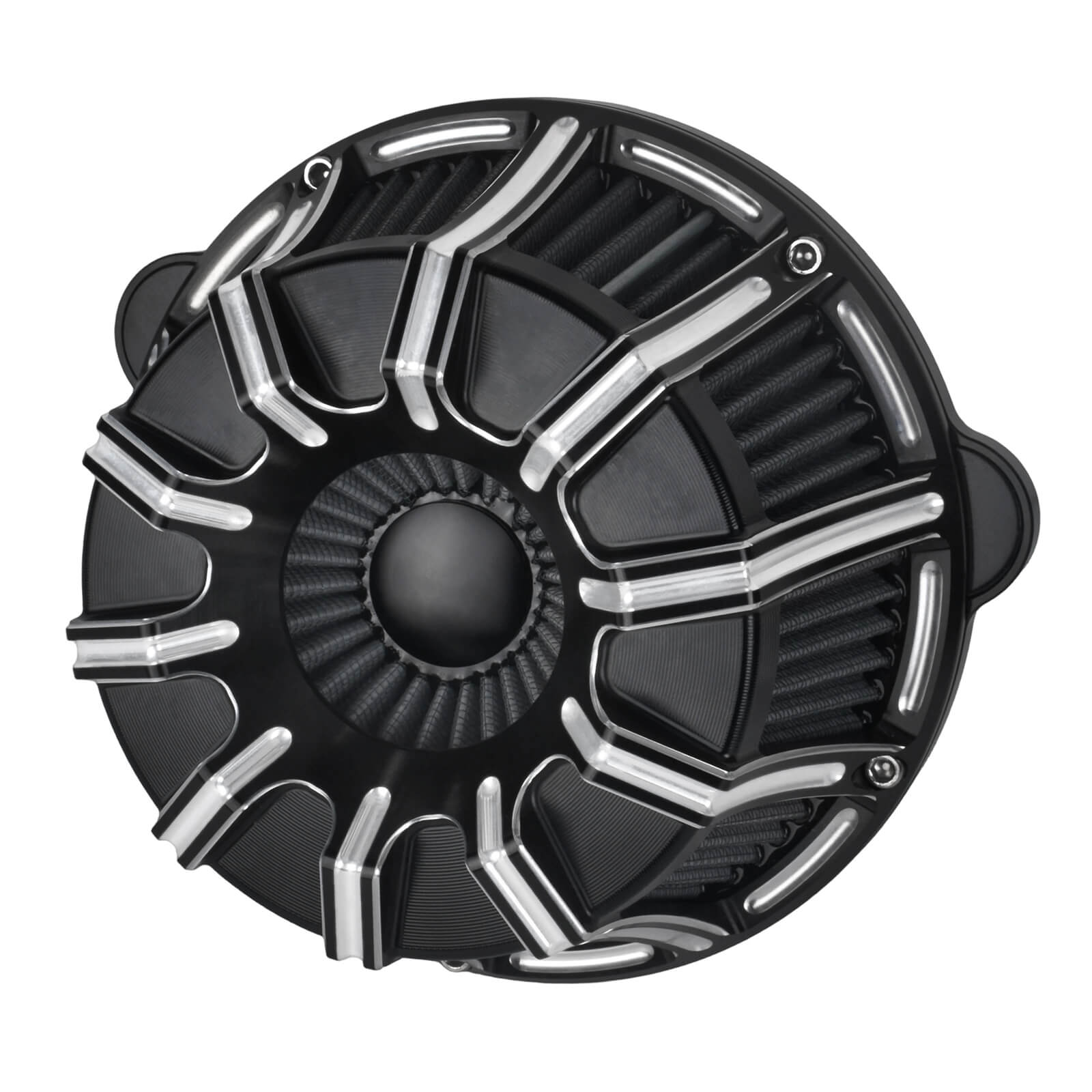 AF000105 mactions CNC Air Cleaner Grey Intake Filter for Harley