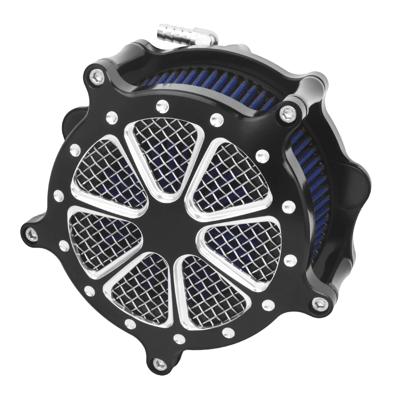 AF001006 mactions High-Flow Performance Air Cleaner Blue filter Intake for harley touring