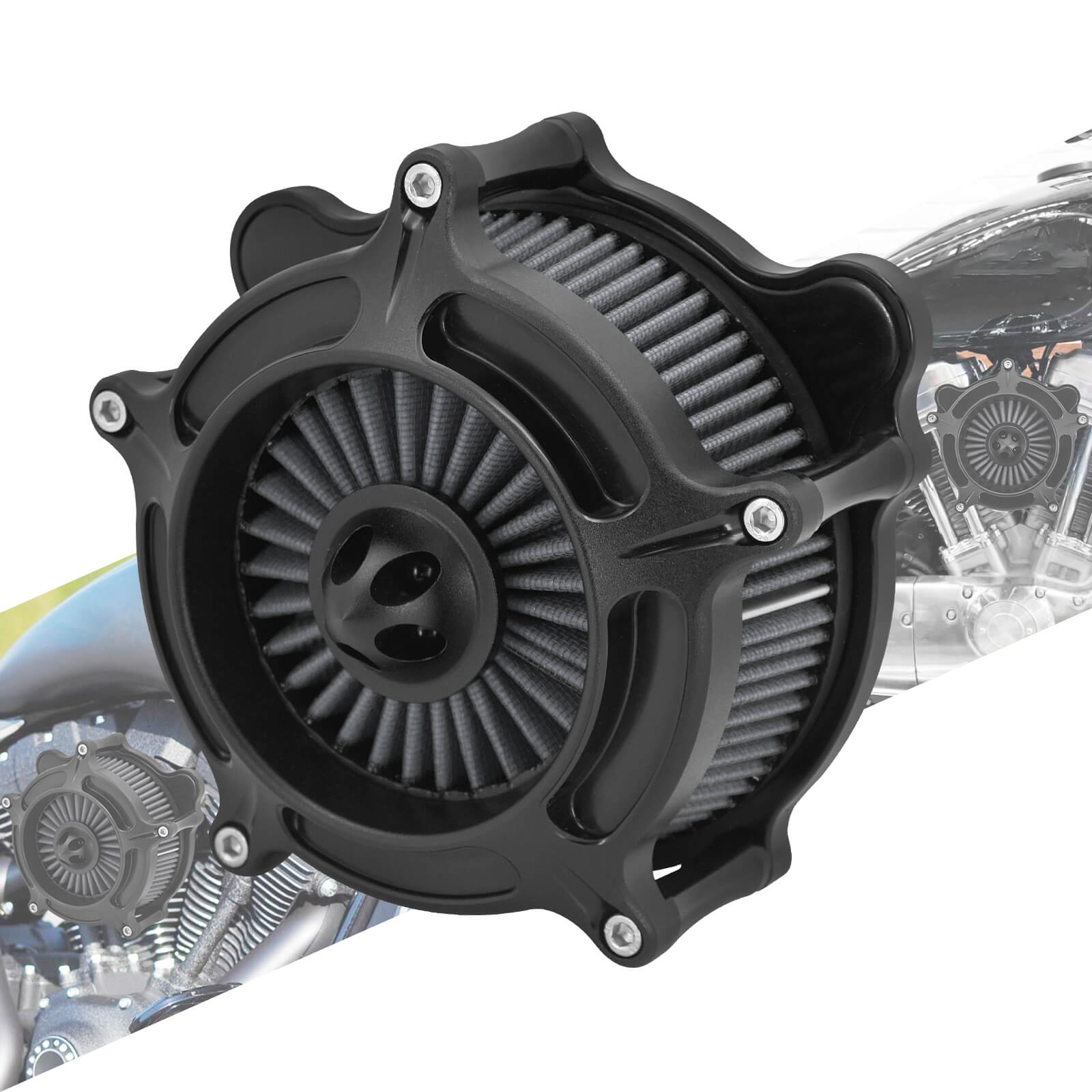 AF001606 mactions Spike Air Filter Intake For Harley street glide