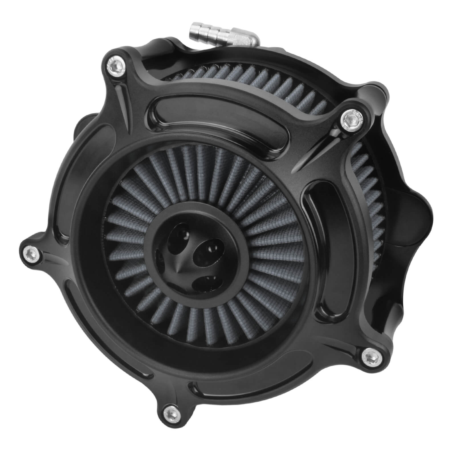 AF001609 mactions Turbine Style CNC Air Cleaner Kit for Harley CVO softail -grey intake