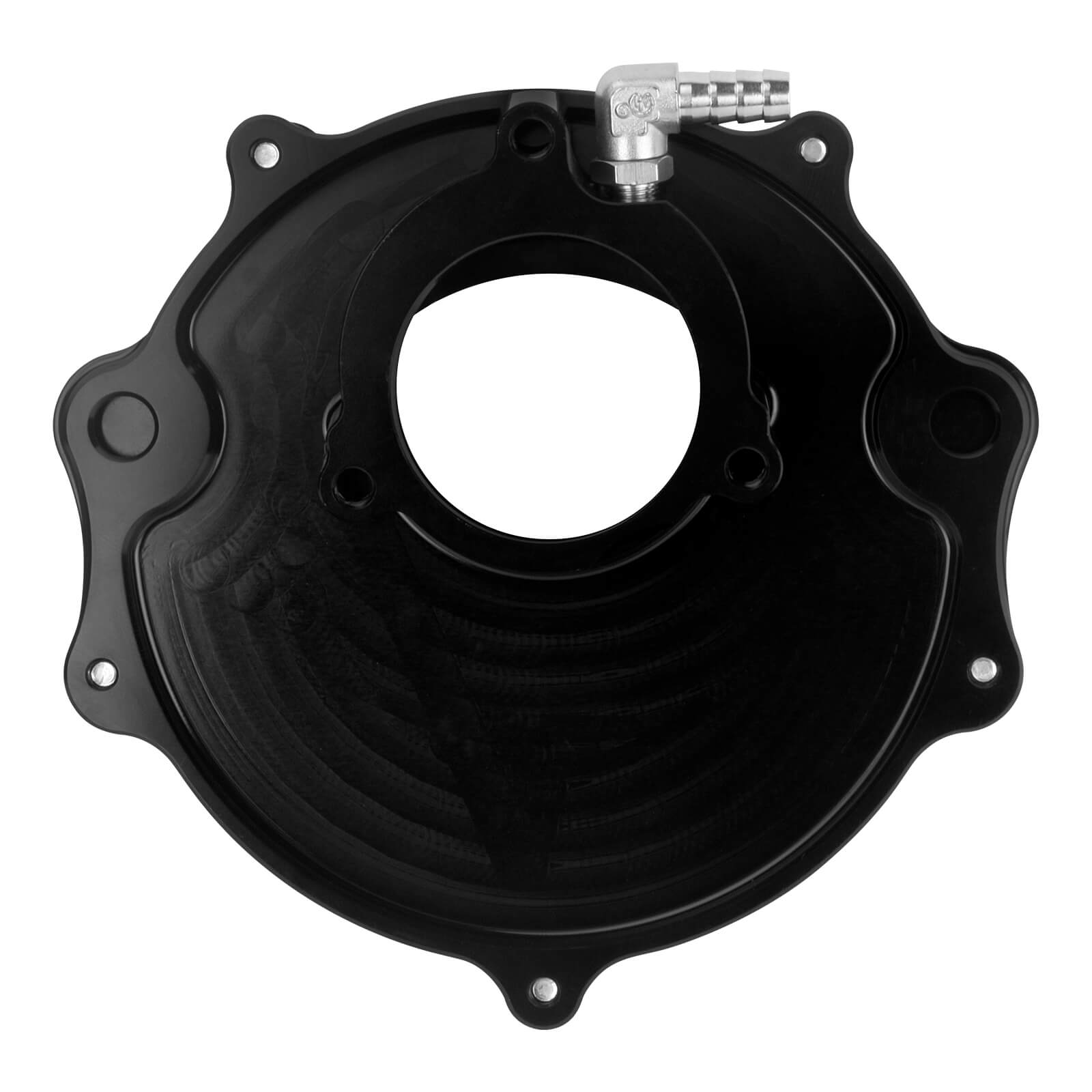 AF004115 mactions High-Flow Performance Air Cleaner Grey Intake for Harley cvo road glide - backplate