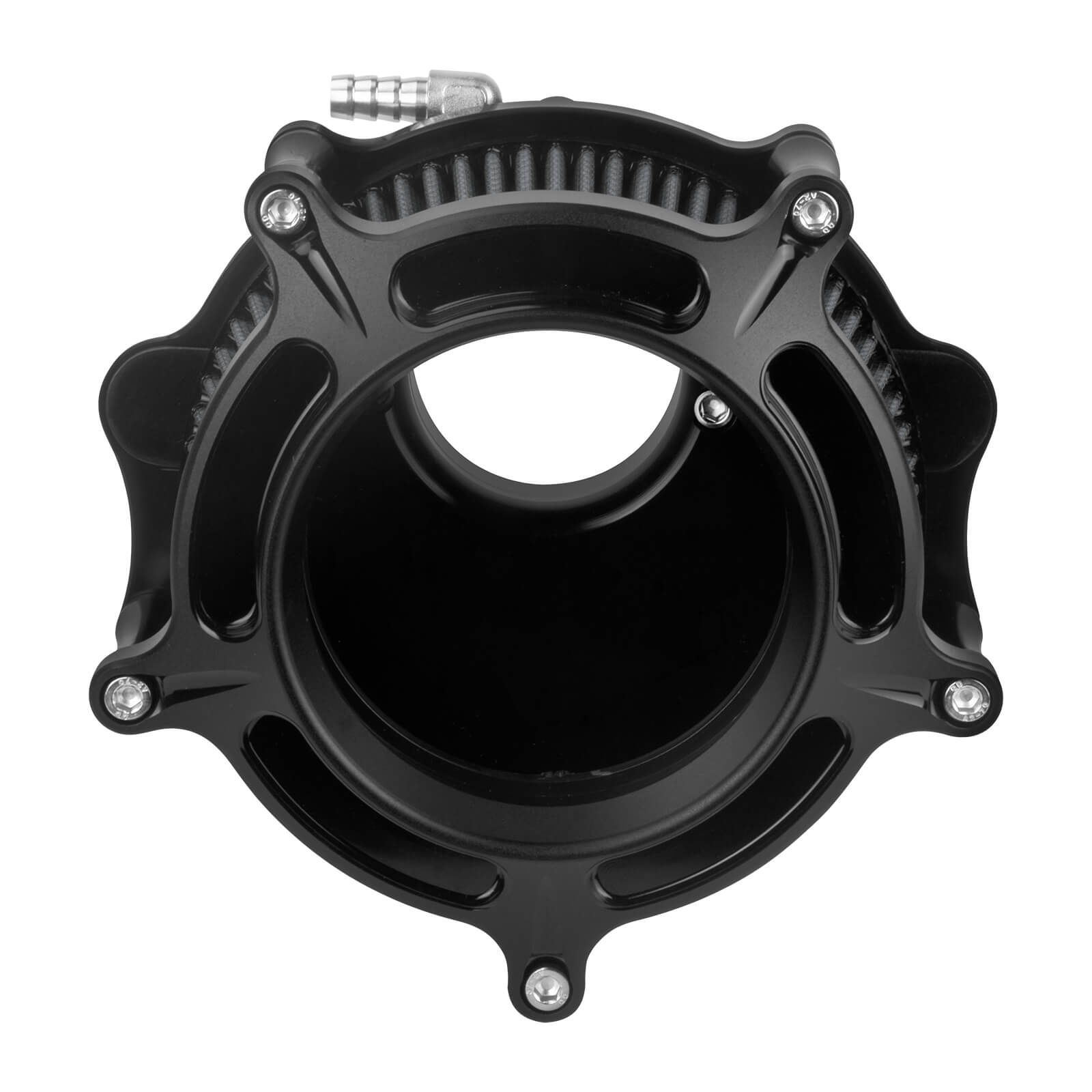 AF004115 mactions High-Flow Performance Air Cleaner Grey Intake for Harley touring