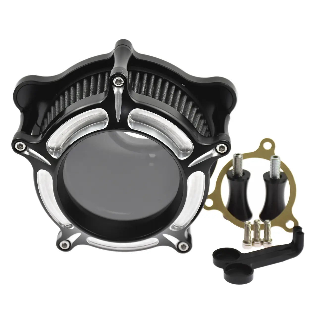 Clear Air Cleaner Filter Intake For Harley '08-'16 Touring '17 Softail Dyna | Mactions