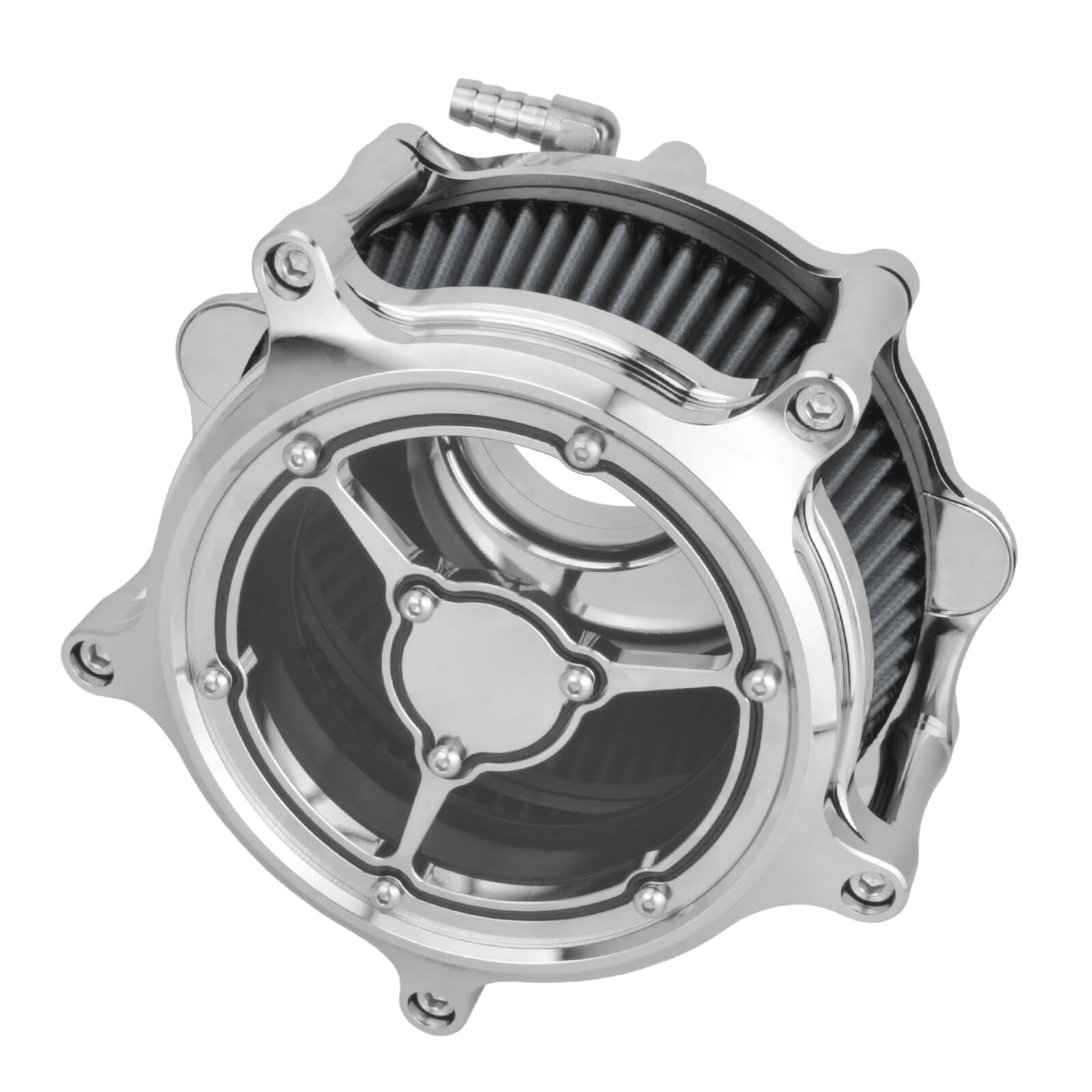 AF004413 mactions CNC Air Cleaner Filter Intake Kit for Harley Touring