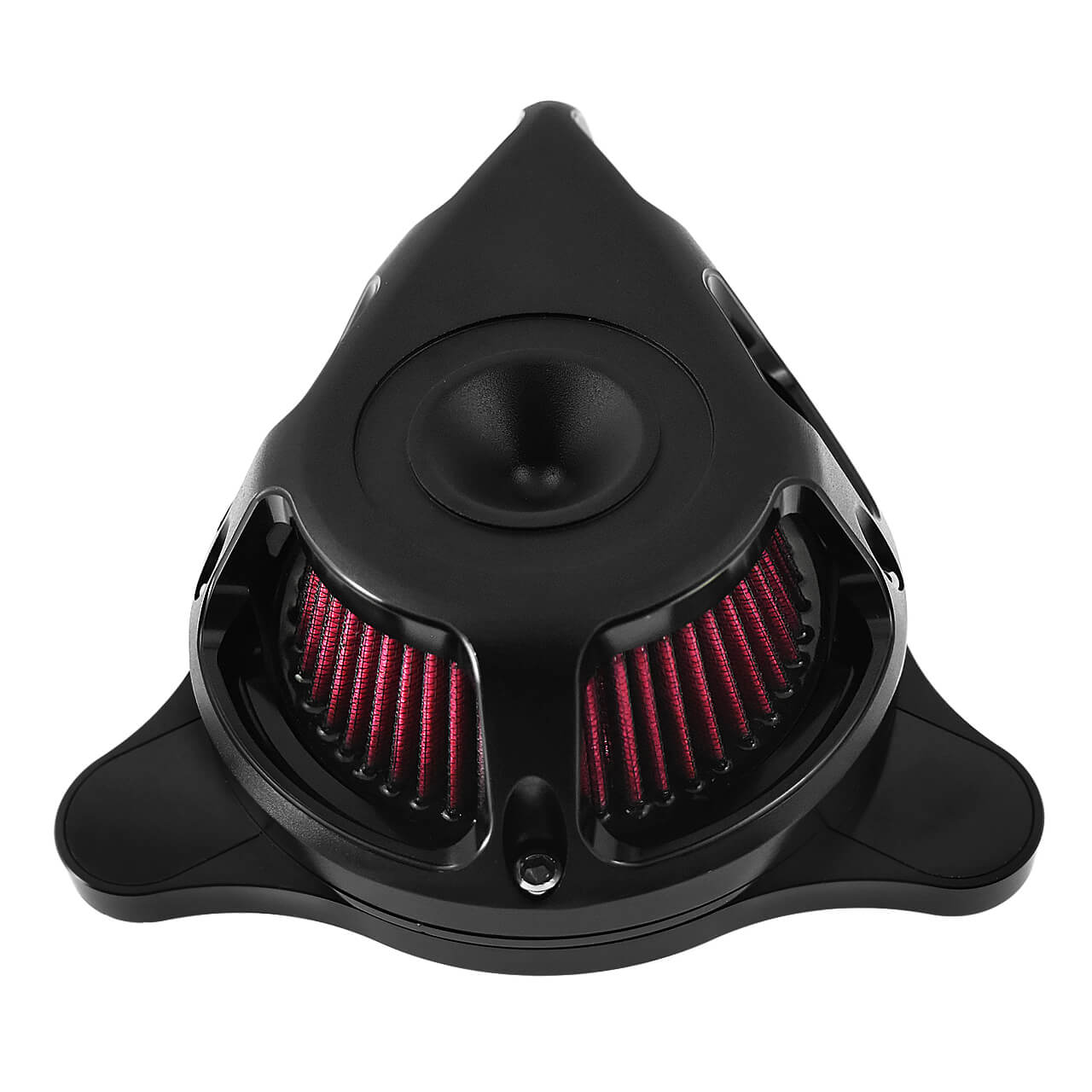 AF004607 mactions Triangle Air Cleaner Filter Red Intake For Harley touring road glide