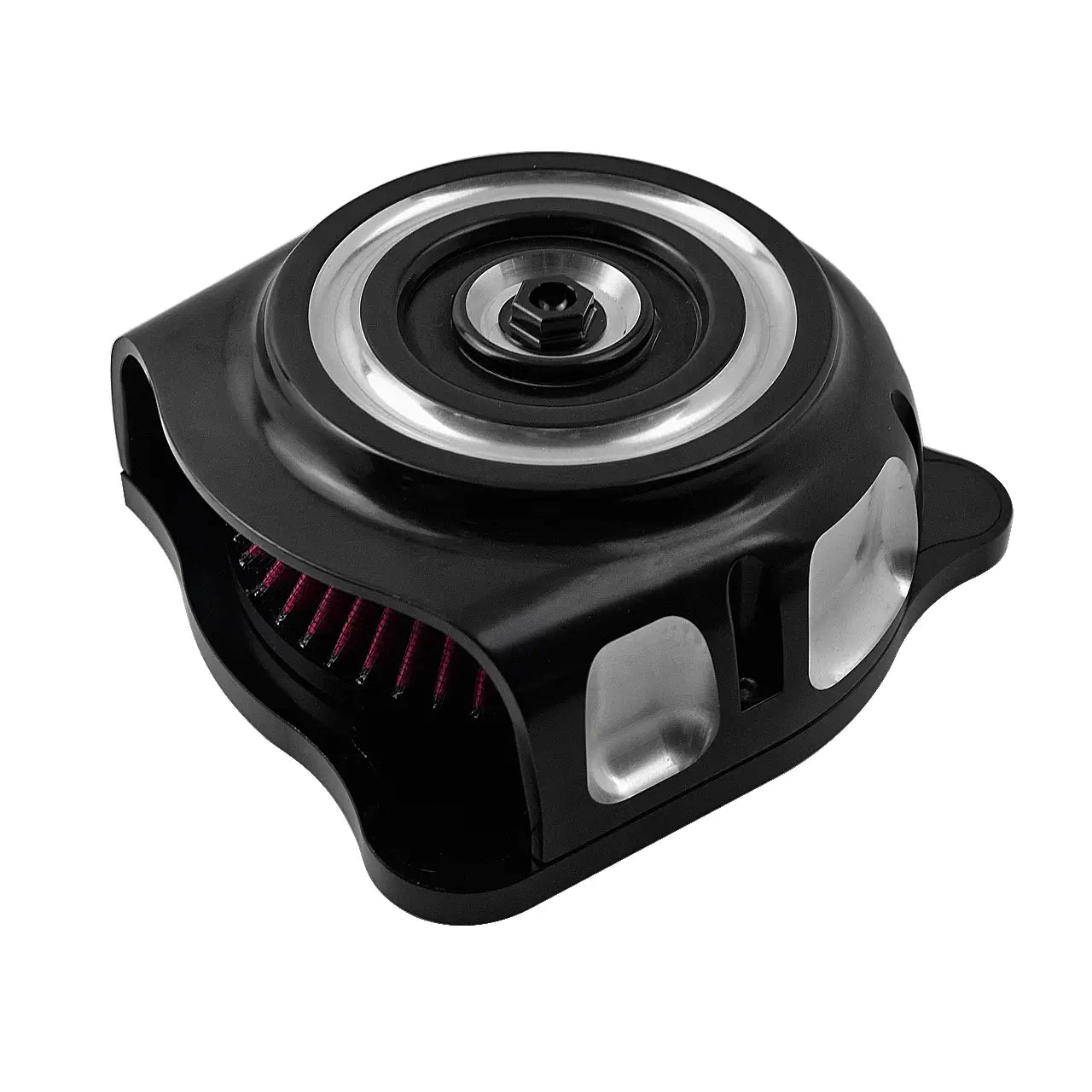 AF005008 mactions Air Cleaner Intake Filter Black Screw Fit Harley road glide