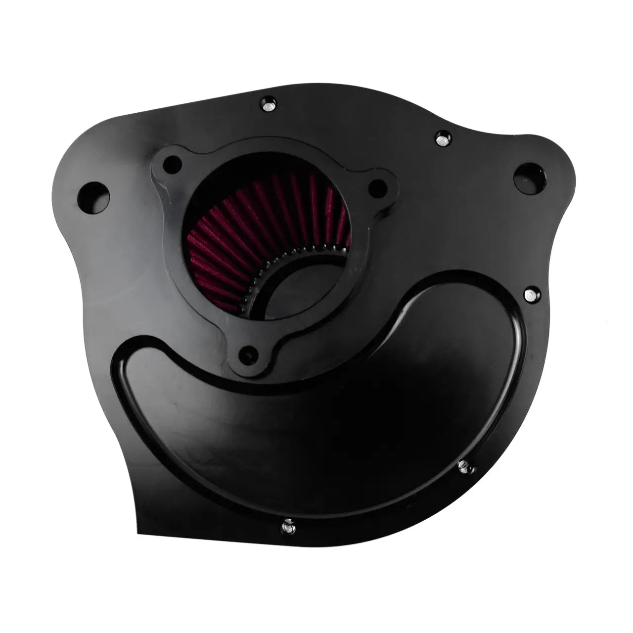 AF005008 mactions Air Cleaner Intake Filter Black Screw Fit Harley ultra limited backside