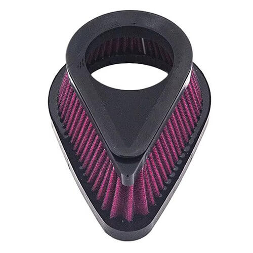 Red Air Cleaner Filter Element for Harley | Mactions