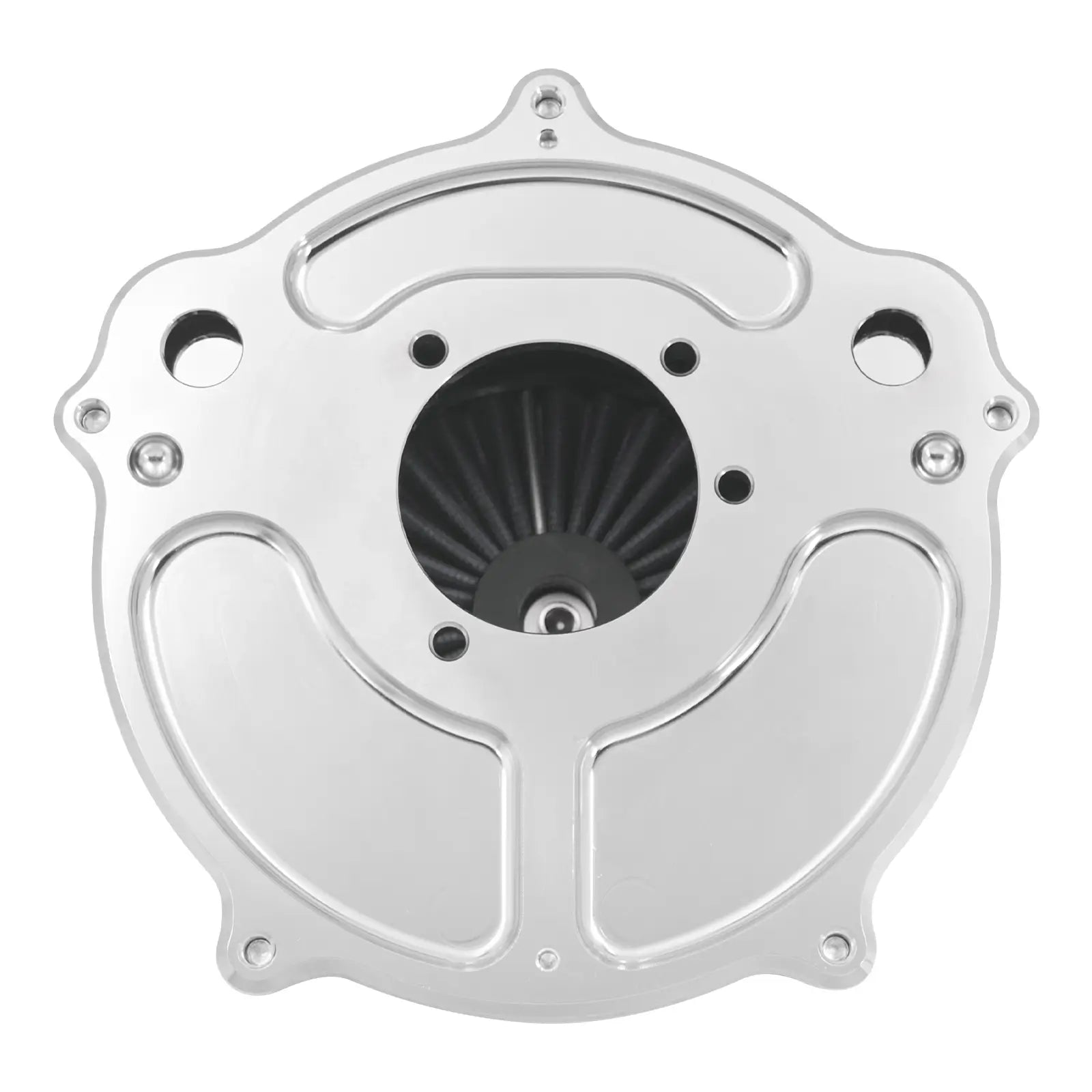 AF005605 mactions Chrome Spike Air Cleaner Grey Intake Filter for harley sportster