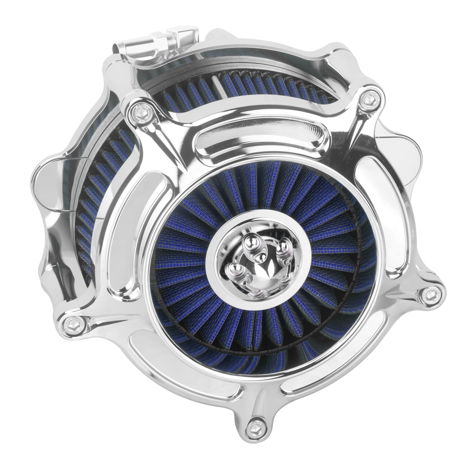 Stripe Style CNC Air Cleaner Red Intake Kit for Harley Touring CVO & Softail '23-'25 | Mactions