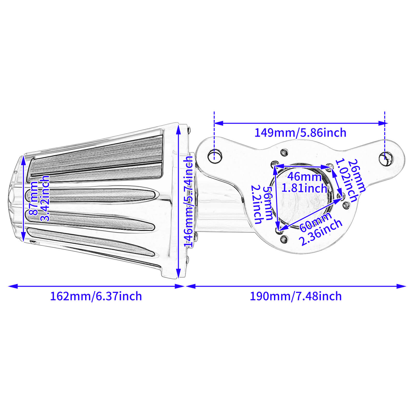 AF008110-CNC-air-cleaner-filter-for-harley-size
