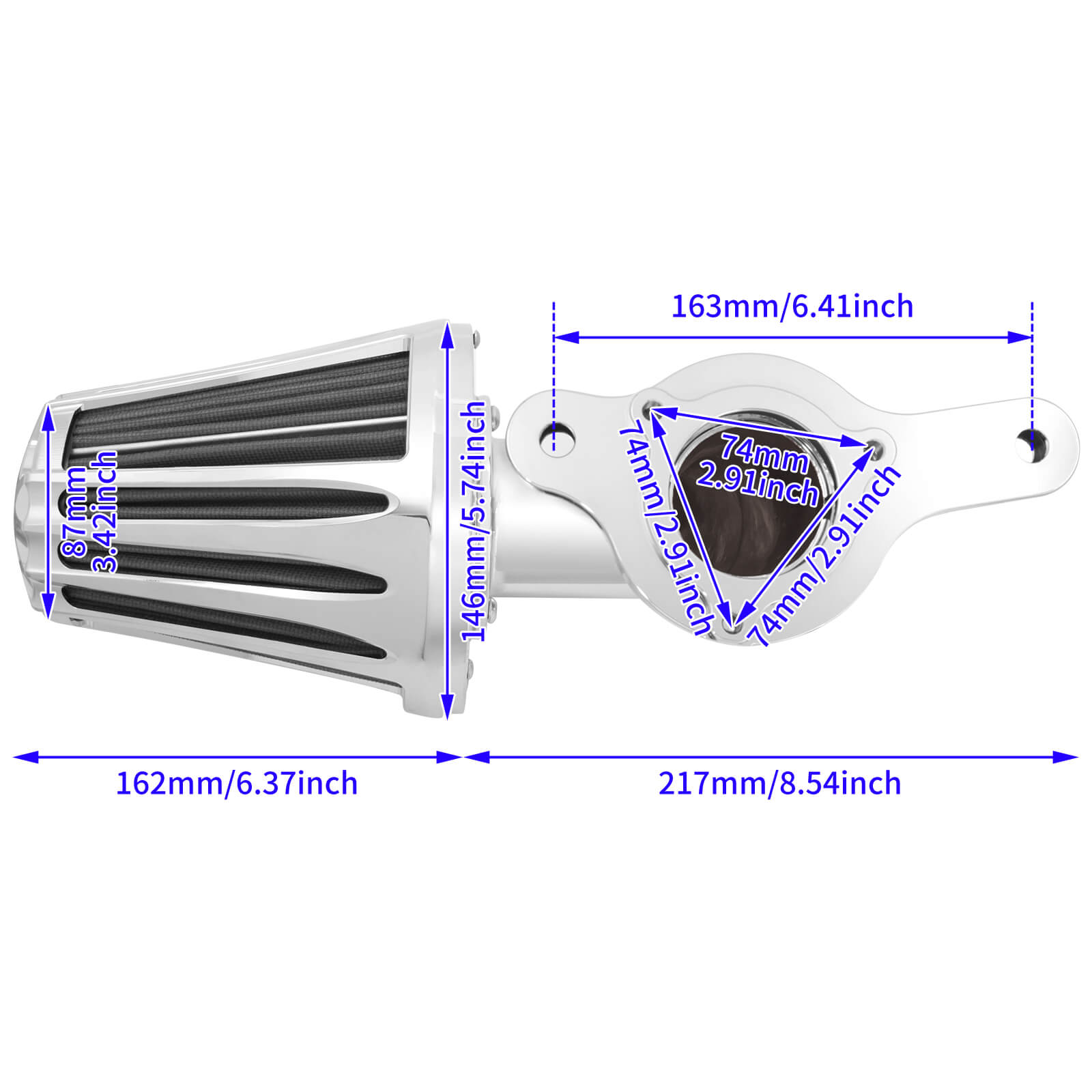 AF008116-mactions-CNC-Gauge-Air-Cleaner-Filter-Intake-harley-size