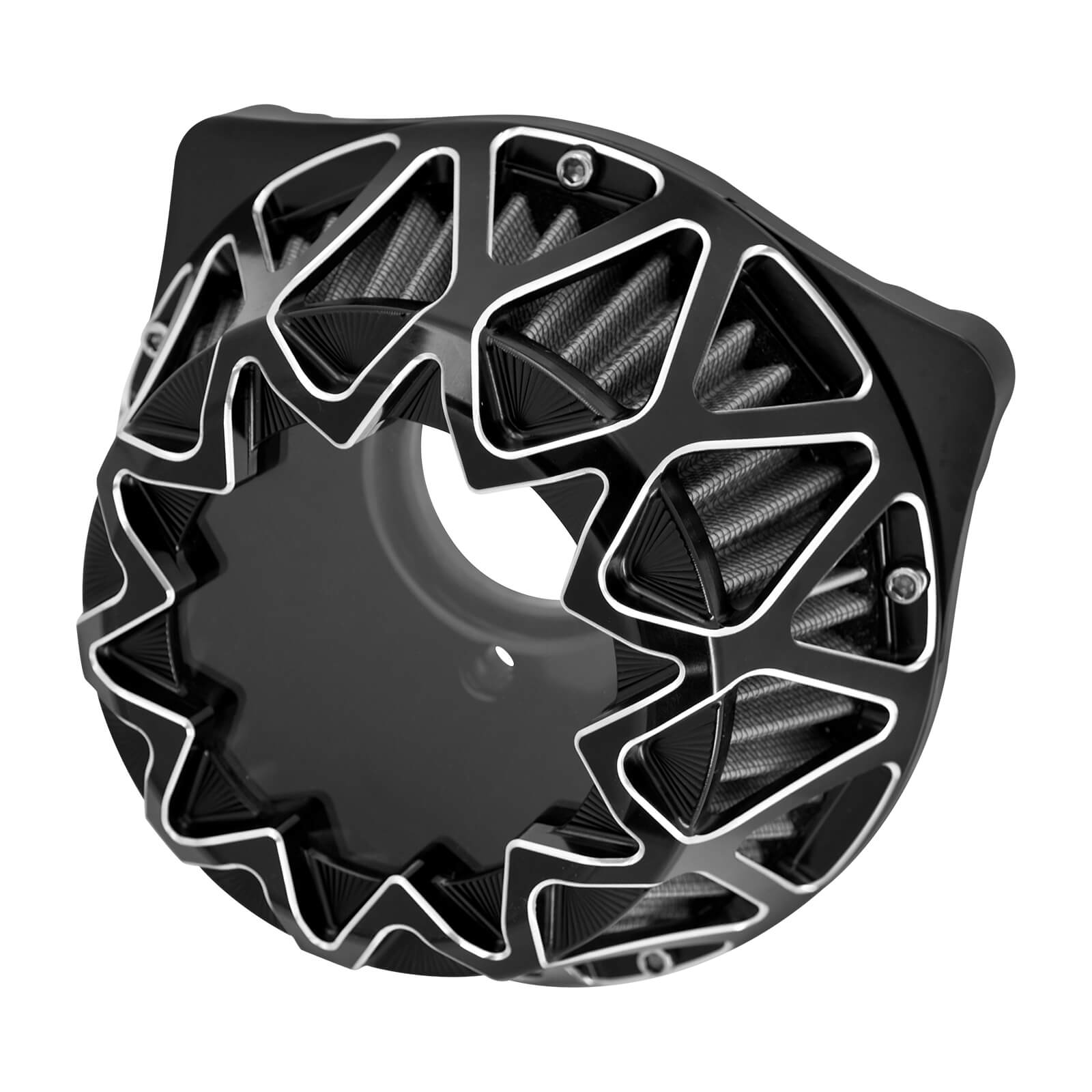 Air Filter Cleaner Grey Intake For Harley Dyna Touring Glide Softail | Mactions