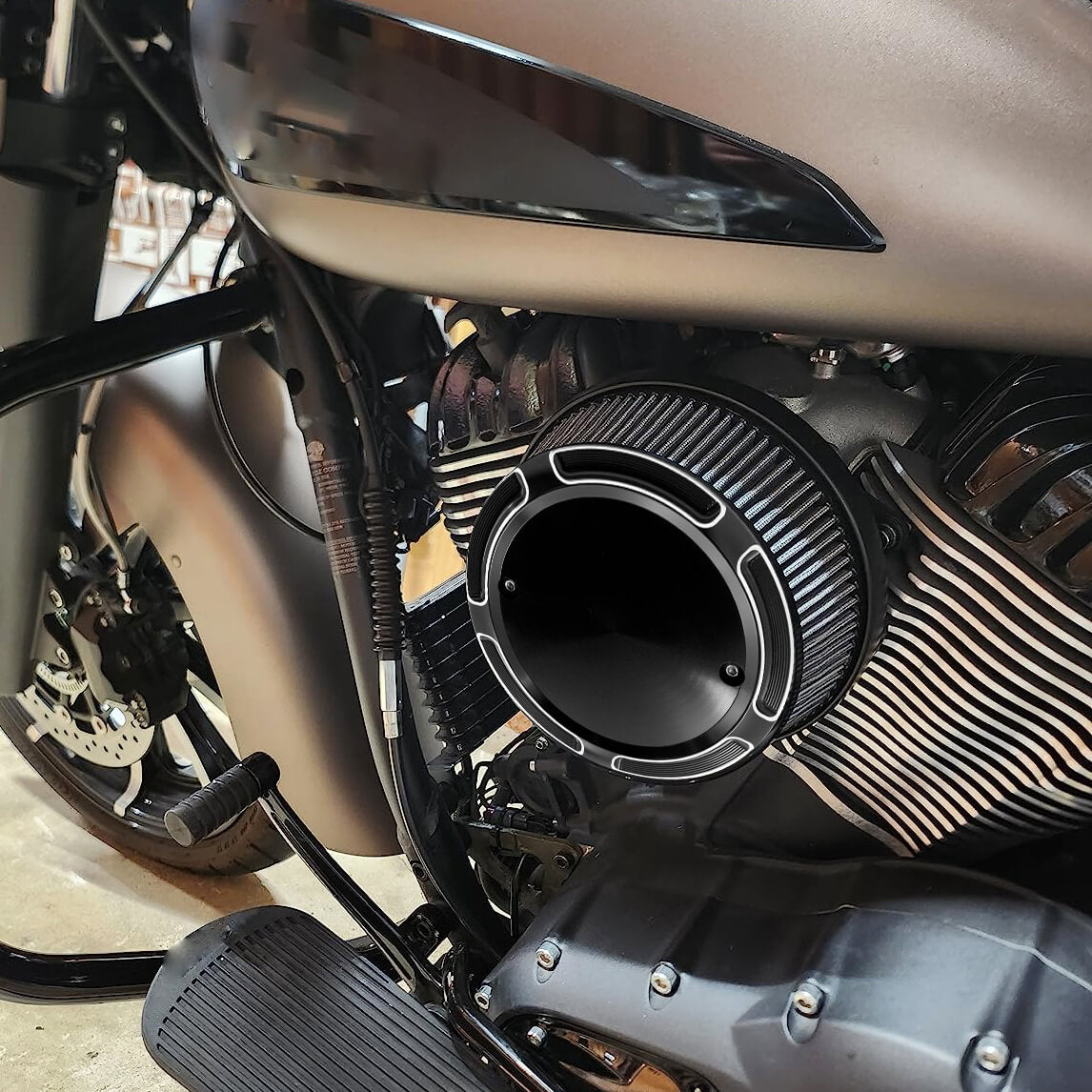 AF008701 mactions High Flow Vintage Air Cleaner Filter effect