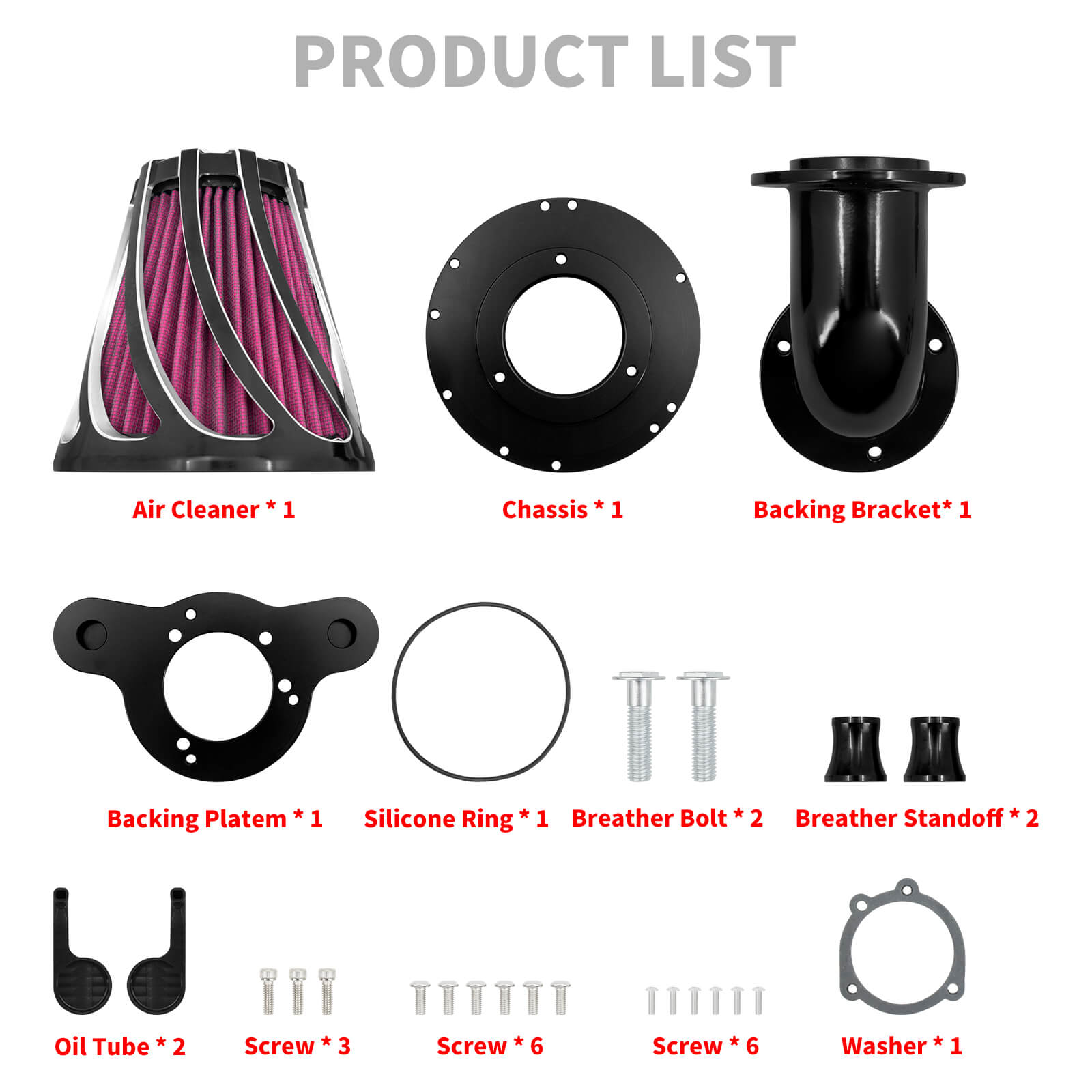 AF009001-harley-sportster-air-filter-intake-kit-list