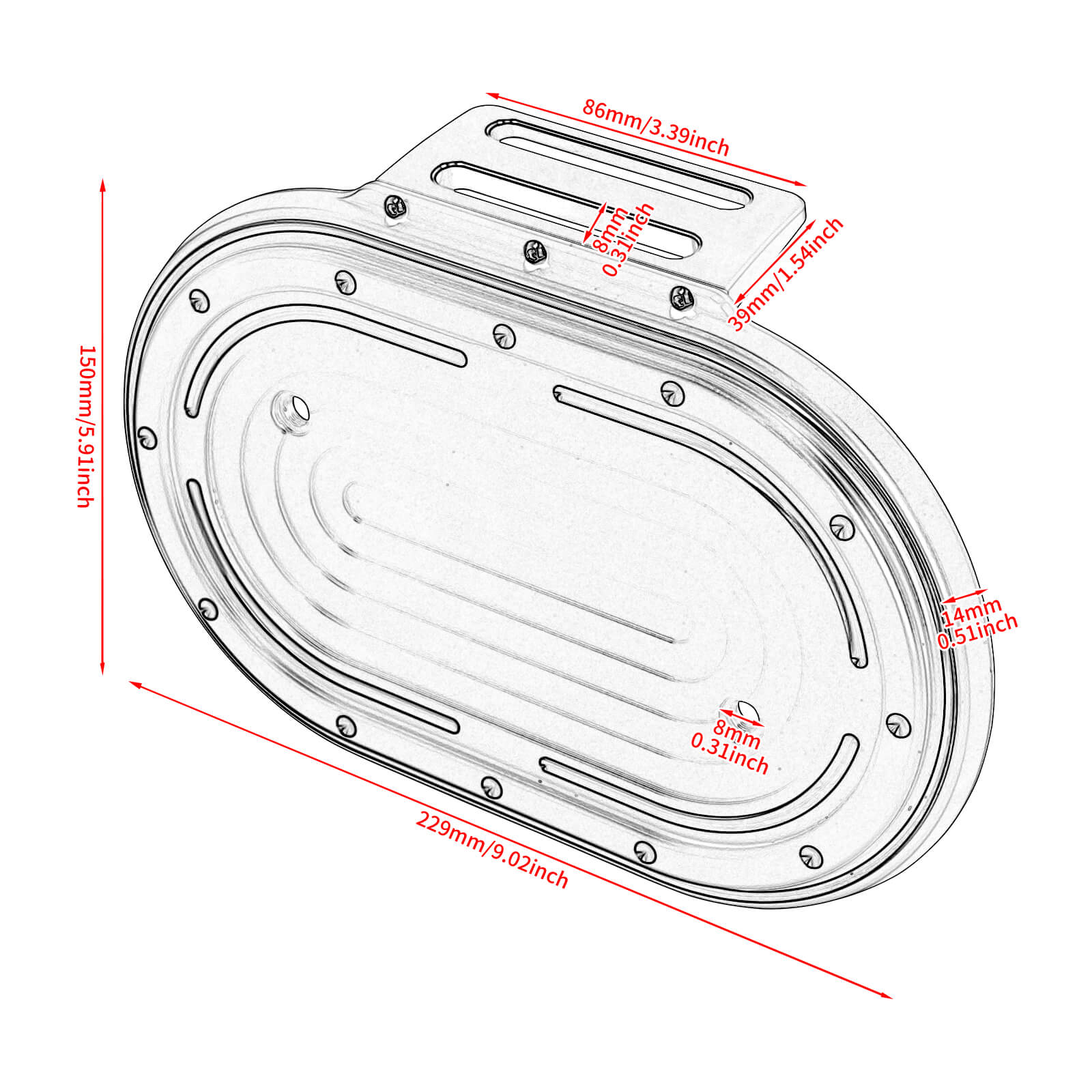 Airbox Cover Air Filter Trim For Harley M8 114 Engine Touring '17-Up Softail '18-Up | Mactions