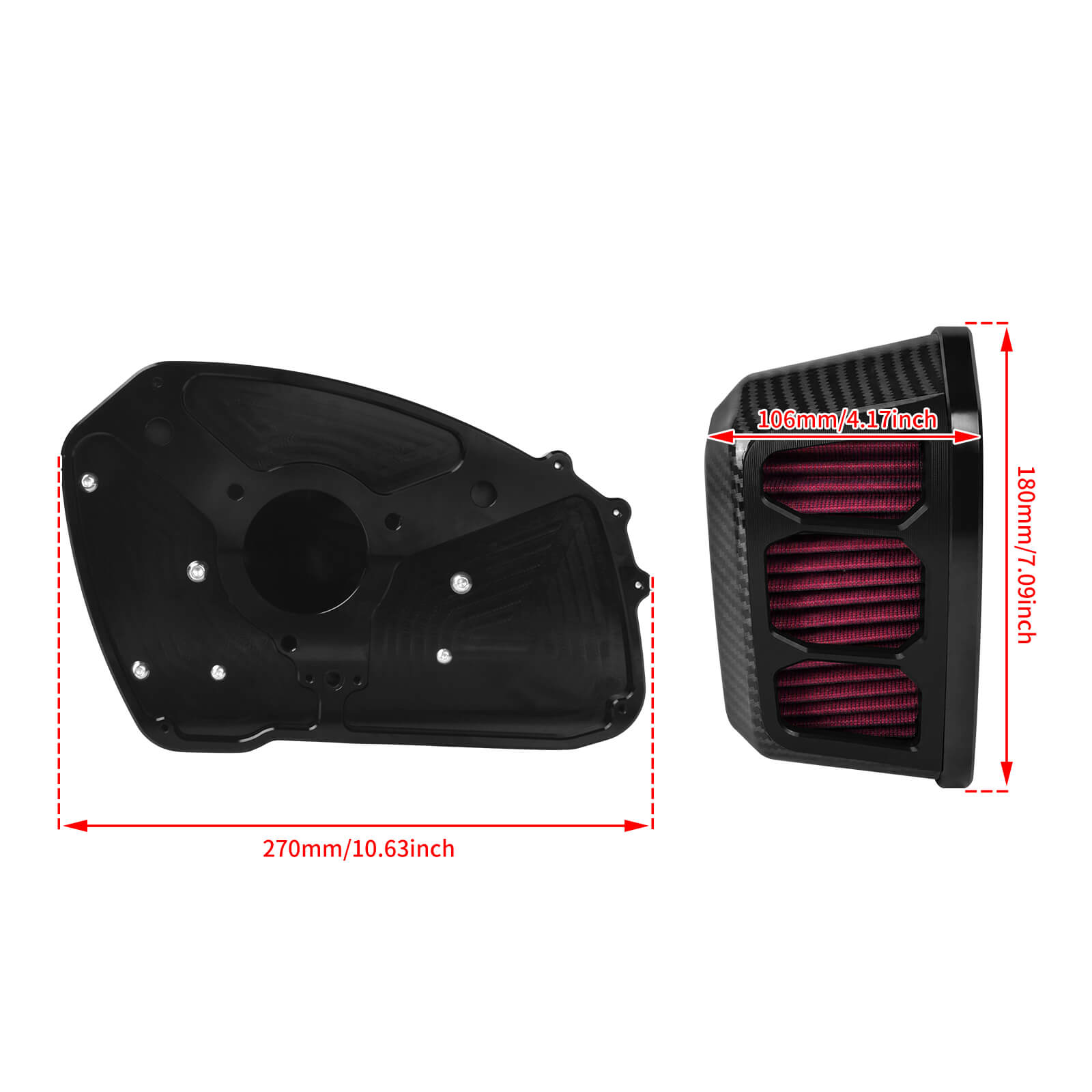 Premium Air Cleaner Intake Kit for Harley Touring '08-'16 & Softail '16-'17 | Mactions