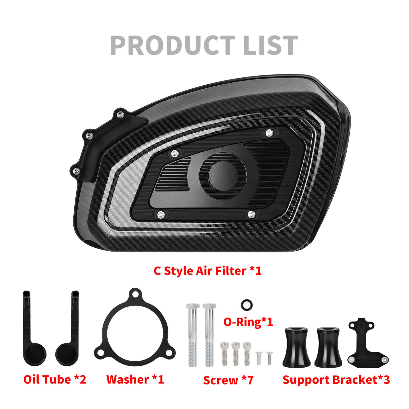Premium Air Cleaner Intake Kit for Harley Touring '08-'16 & Softail '16-'17 | Mactions