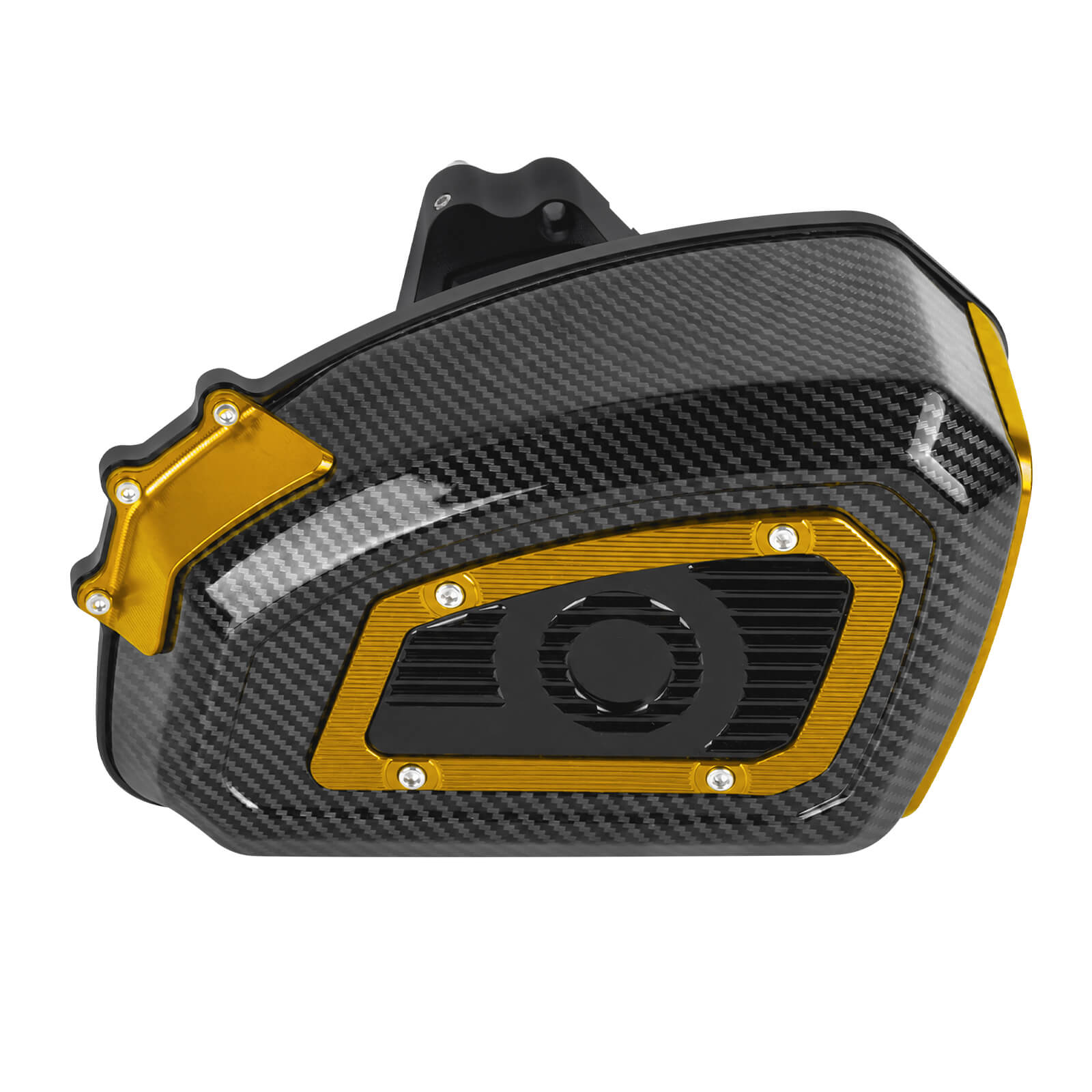 AF009715 mactions M8 Air Cleaner Intake Filter w/ Carbon Fiber Pattern for Harley road glide 2024 - yellow