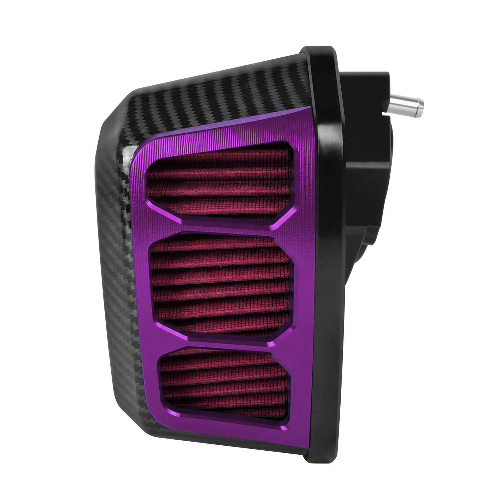 AF009725 mactions M8 Air Cleaner Intake Filter w/ Carbon Fiber Pattern for Harley road glide 2024 - purple