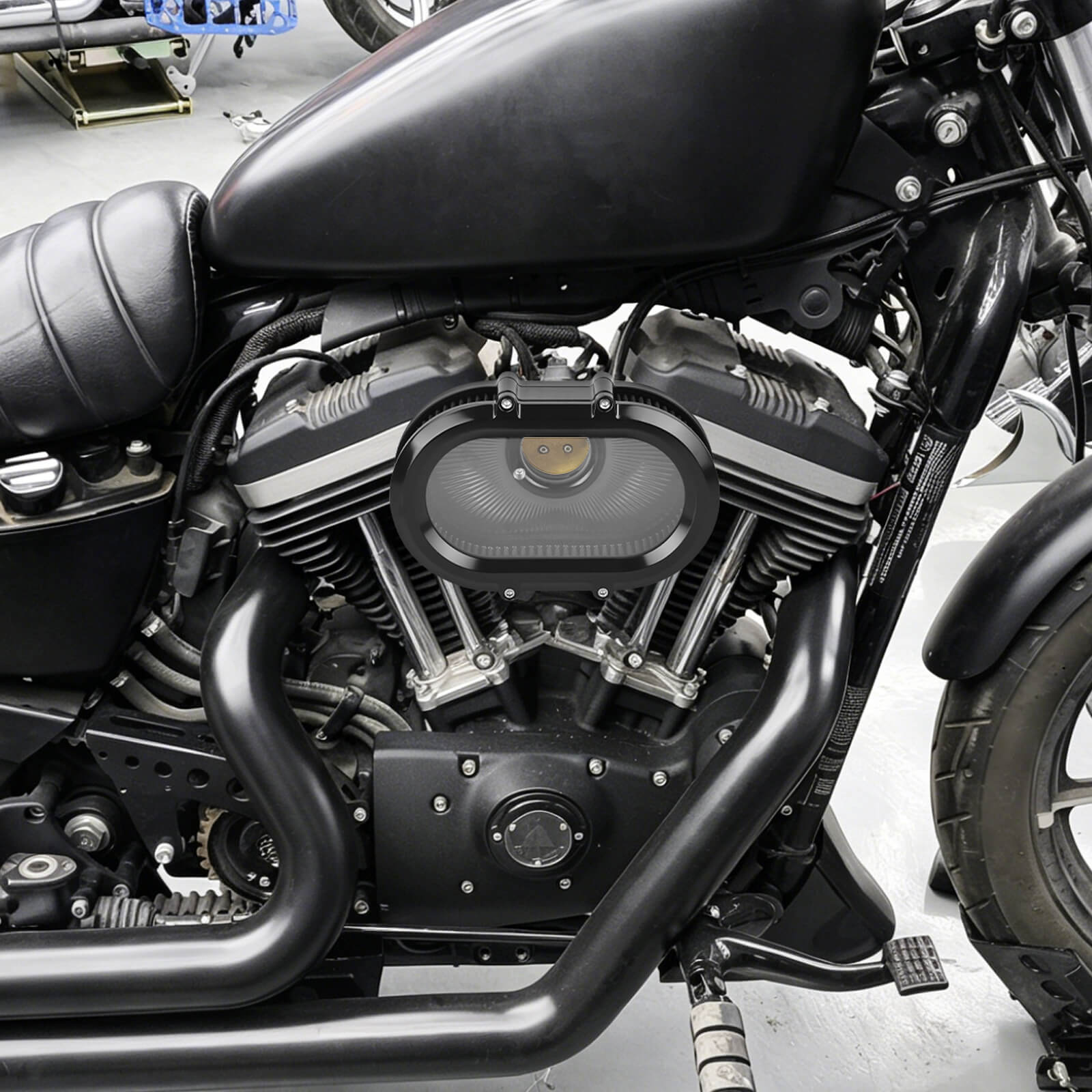 High-Flow Motorcycle Air Filter Kit for Sportster XL '04-'22 | Mactions