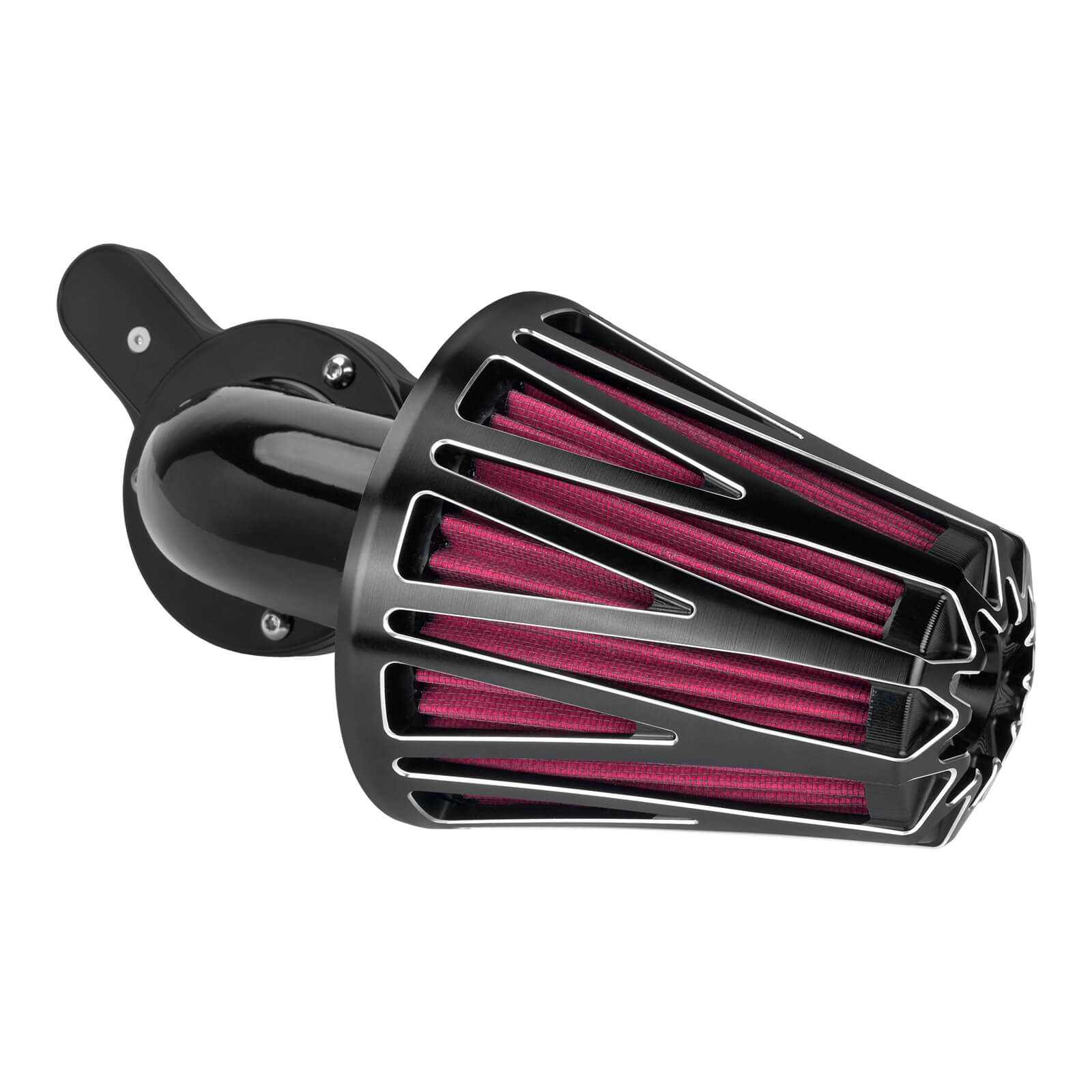 AF009903 MACTIONS Sucker CNC Air Cleaner red Intake Filter For Harley touring