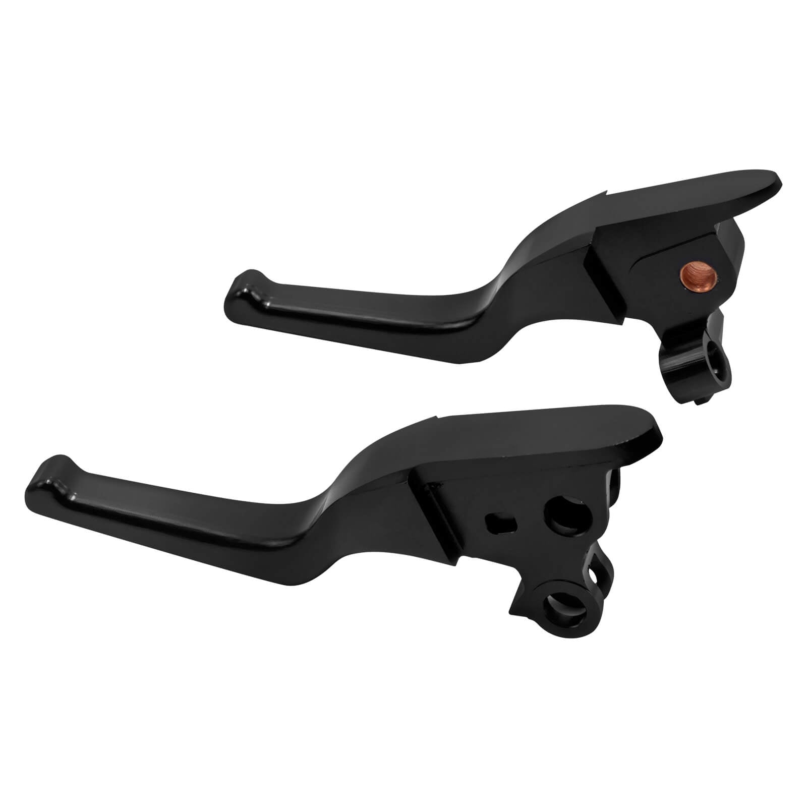 BA000301 Mactions Premium Aluminum Brake & Cable Clutch Levers for Harley Touring Trike '08-'13