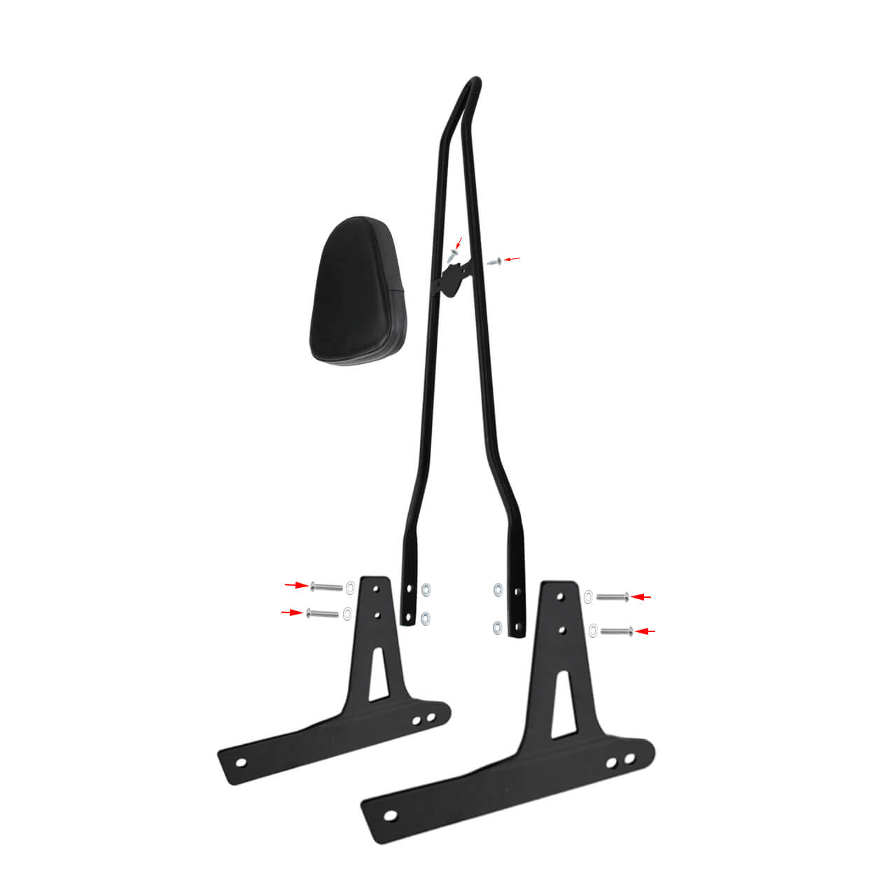 Detachable Passenger Backrest Sissy Bar for Harley Dyna 2006-2016 | Mactions