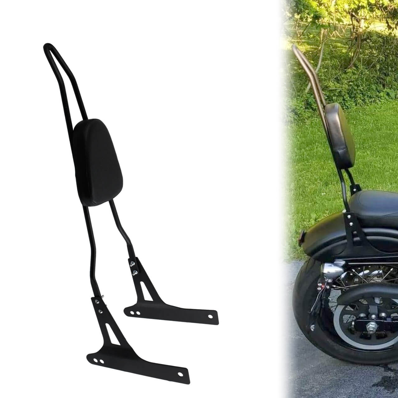 Detachable Passenger Backrest Sissy Bar for Harley Dyna 2006-2016 | Mactions