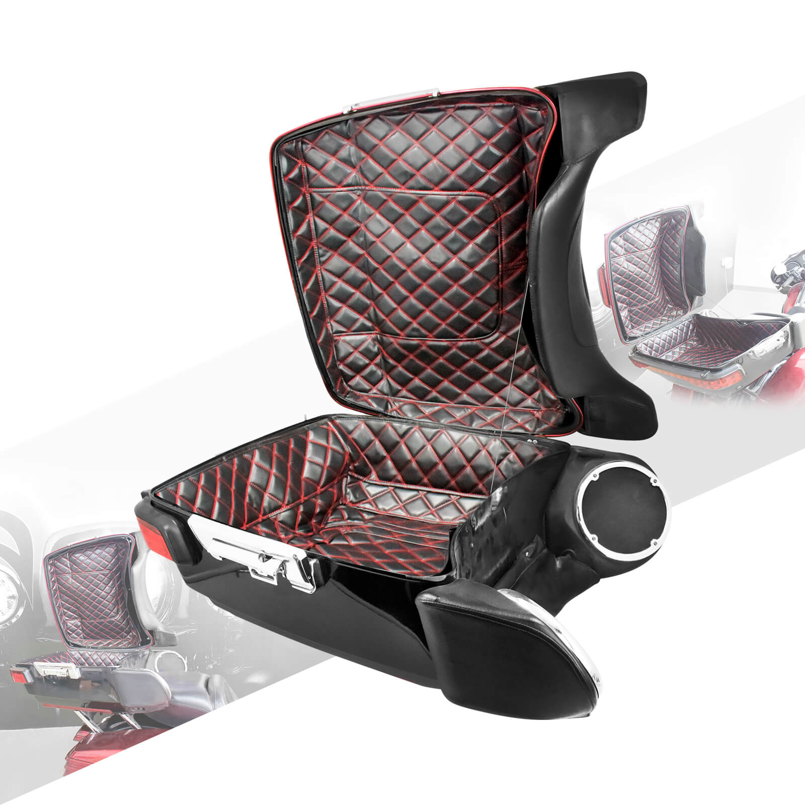 CB012305 Trunk Carpet Liner along with self-adhesive velcro for easy installation