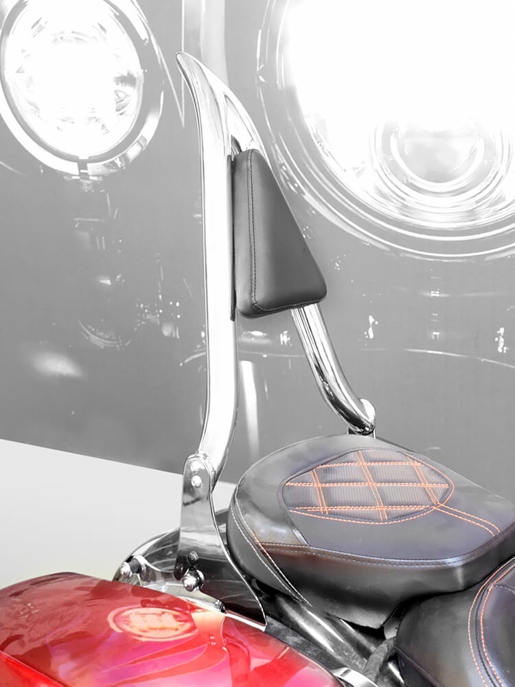 22" Detachable Passenger Backrest Sissy Bar For Harley Touring '09-'25 | Mactions