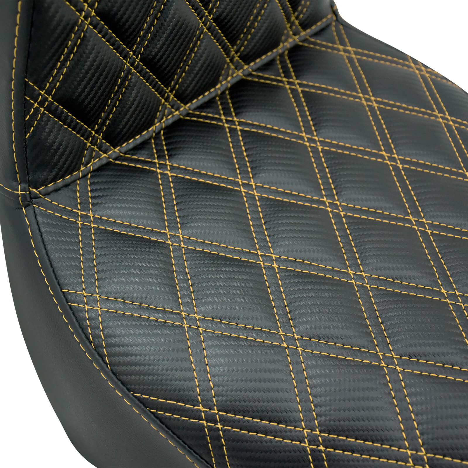 CB012702 mactions Rider Passenger Two-Up Seat for Harley Softail street bob 2018 - details