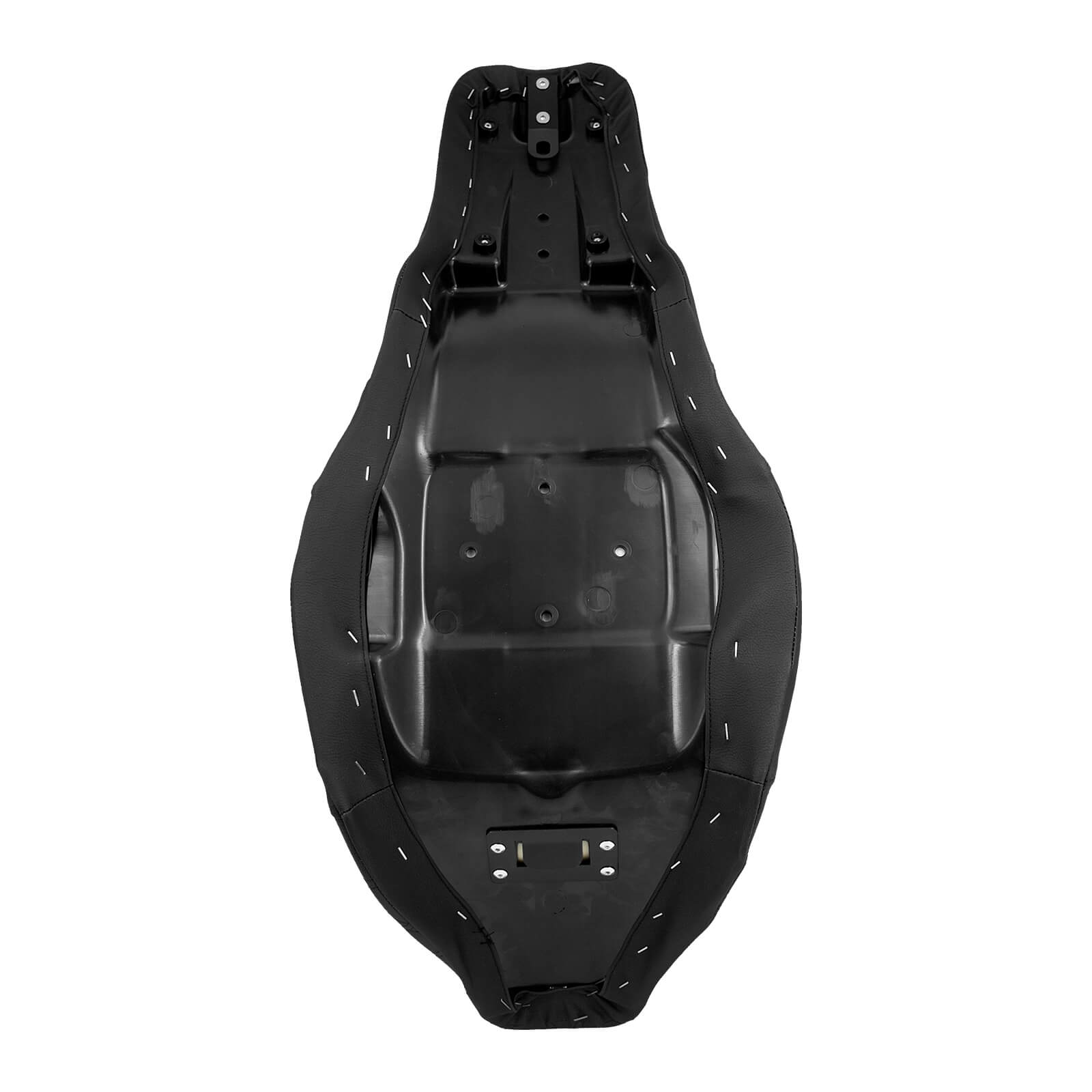 CB013308 mactions Rider Passenger Step Up Seat w/ Adjustable Backrest for Harley road glide - backside