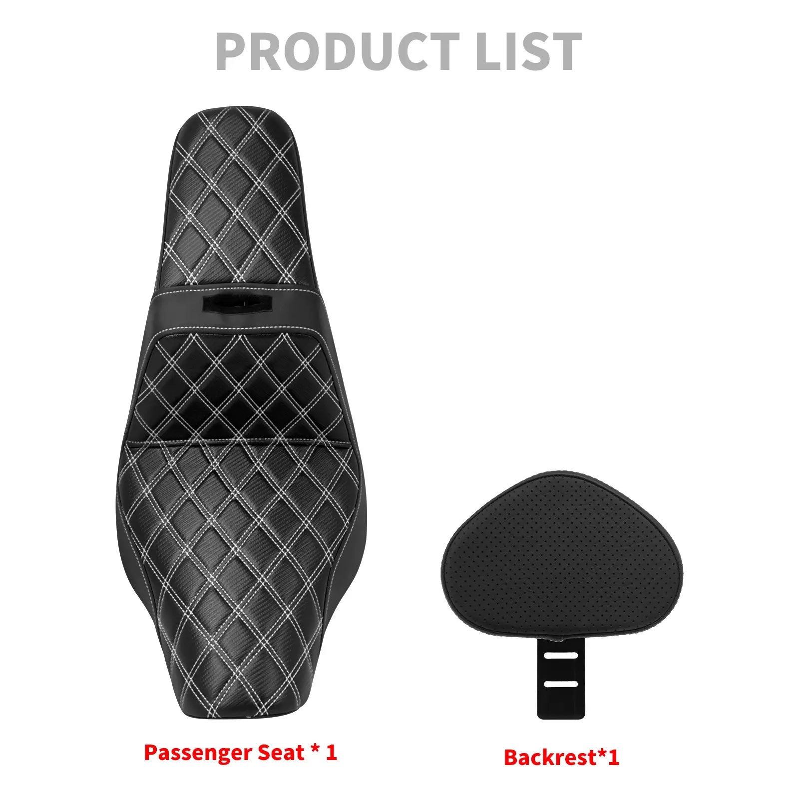 CB013409 Rider Passenger Two-up Seat for harley low rider list