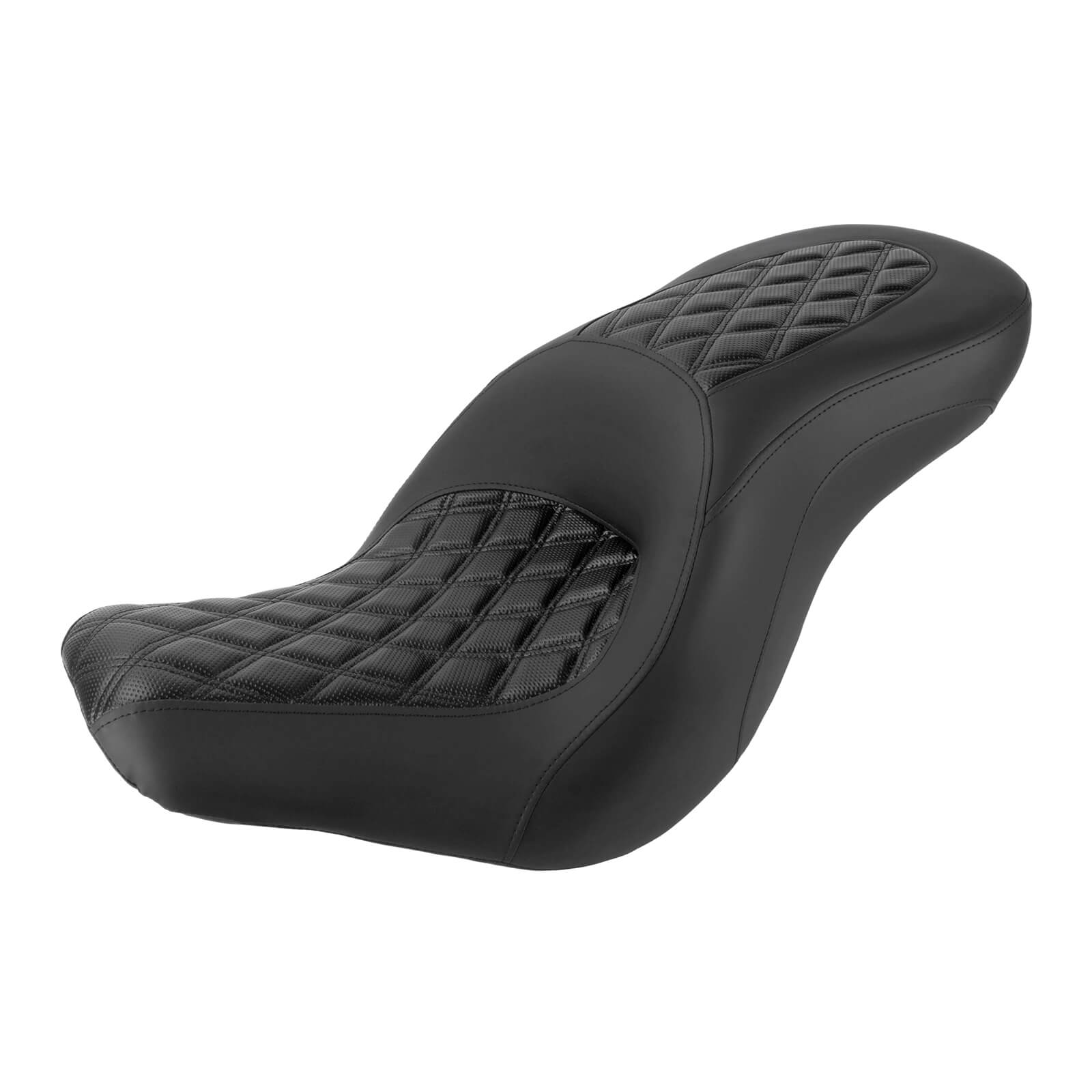 Rider Passenger Two Up Cushion Seat For Harley Softail Sport Glide Low Rider S ST '18-'24