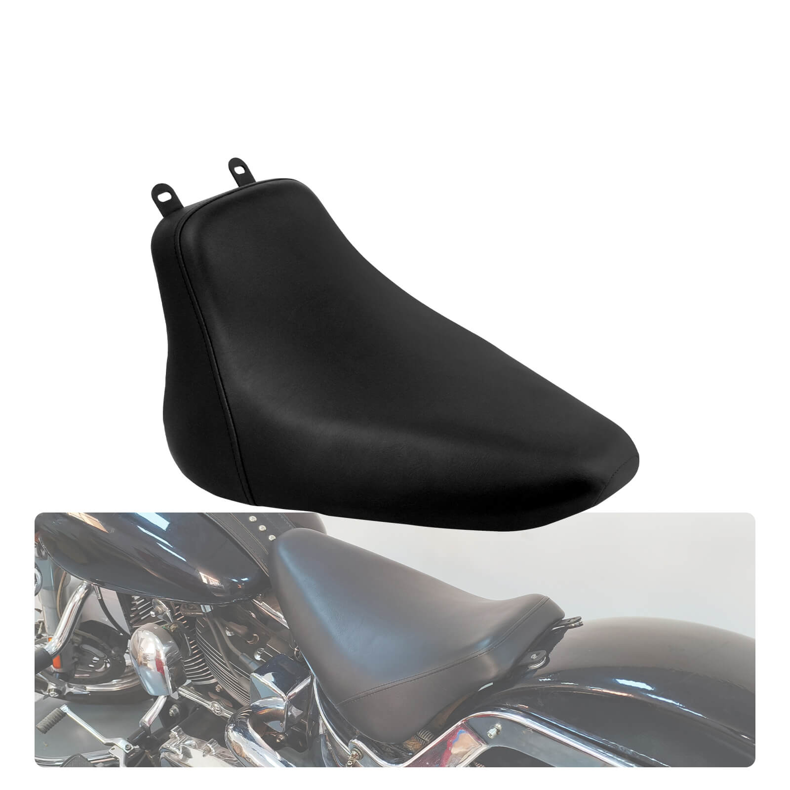 CB014801 mactions Low Profile Rider Solo Seat effect
