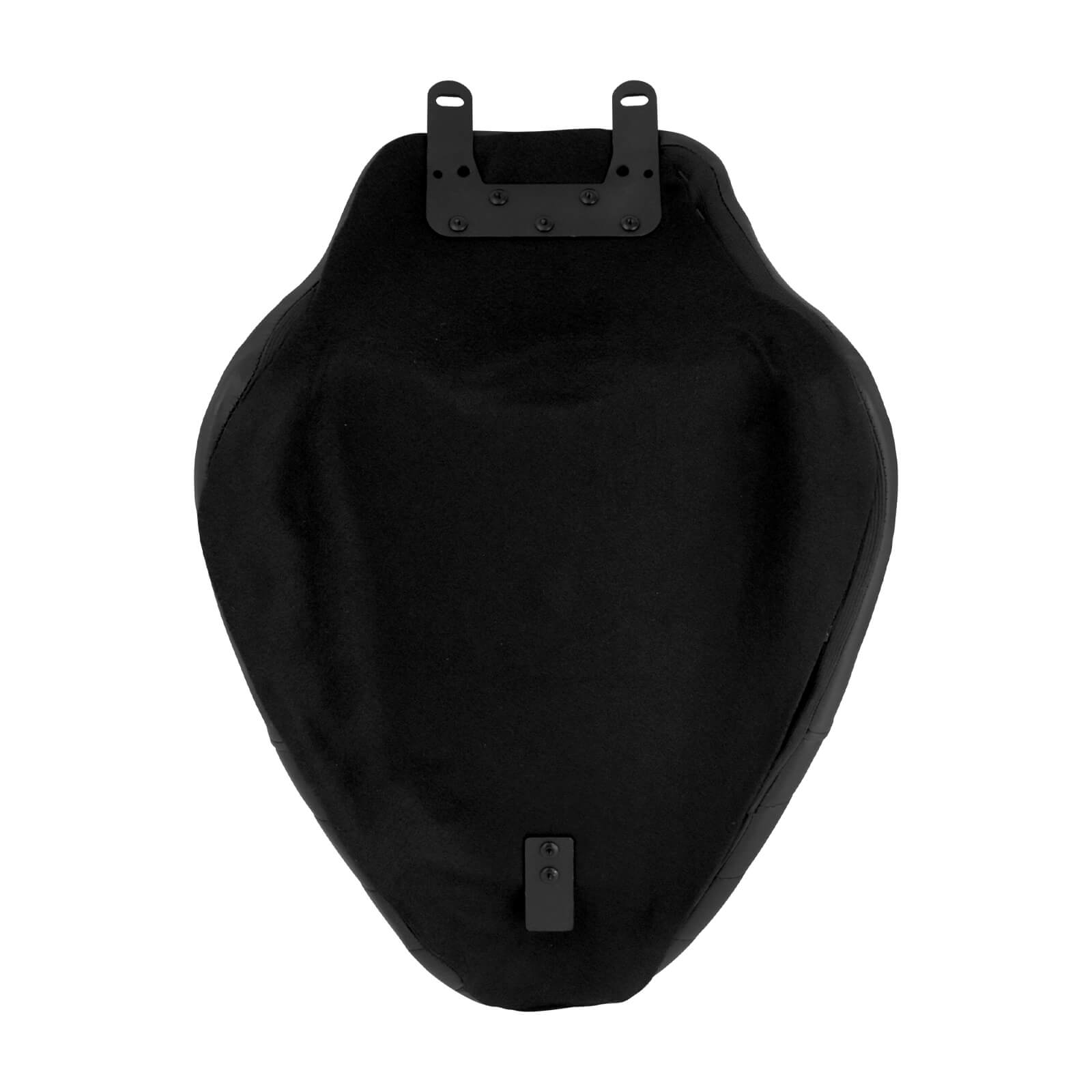 CB014802 mactions low profile rider solo seat for harley heritage black diamond backside
