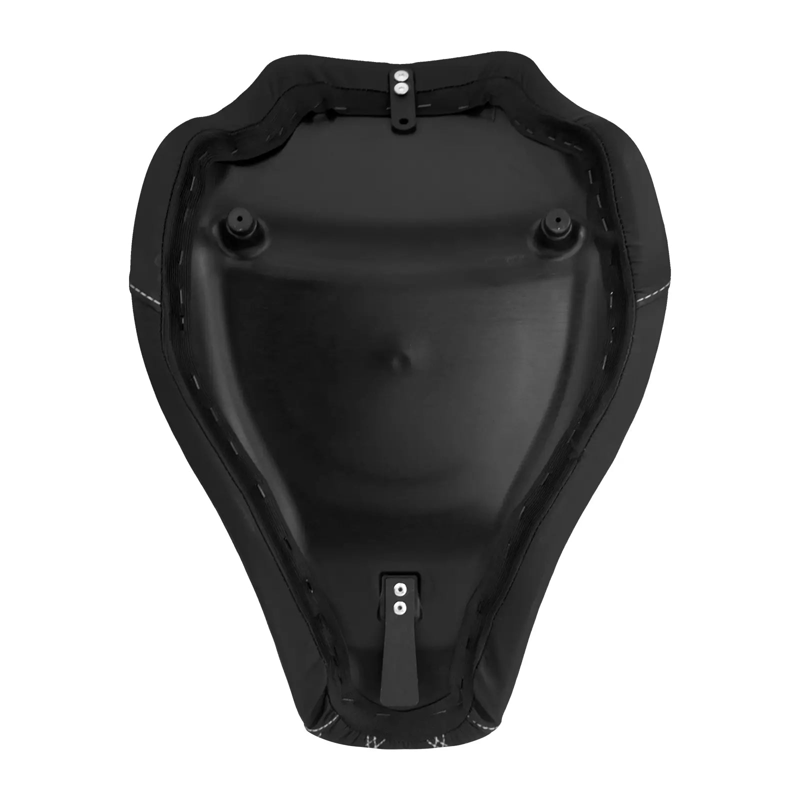 CB015504 CB015504 mactions Solo Seat For Harley Softail Rocker white stitching